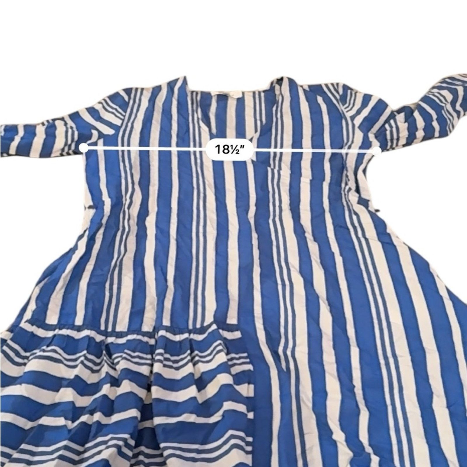 CHINTI & PARKER Chinti & Parker Parasol Striped 3/4 Sleeve Faux Wrap Dress Size S / US 4 / IT 40 - 11 Thumbnail