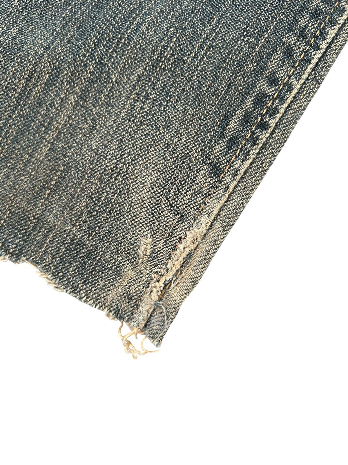 Kapital Vintage Edwin 505z Selvedge Rusty Distressed Denim jeans Size US 31 - 11 Thumbnail