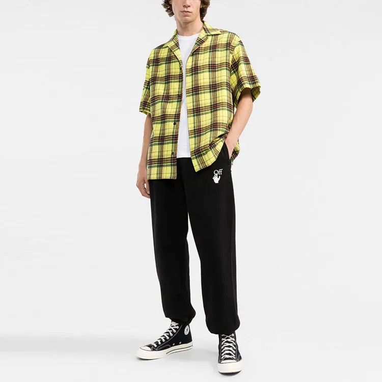 Palm Angels o1y0325 Logo Checked Shirt in Multicolor Size US M / EU 48-50 / 2 - 2 Thumbnail
