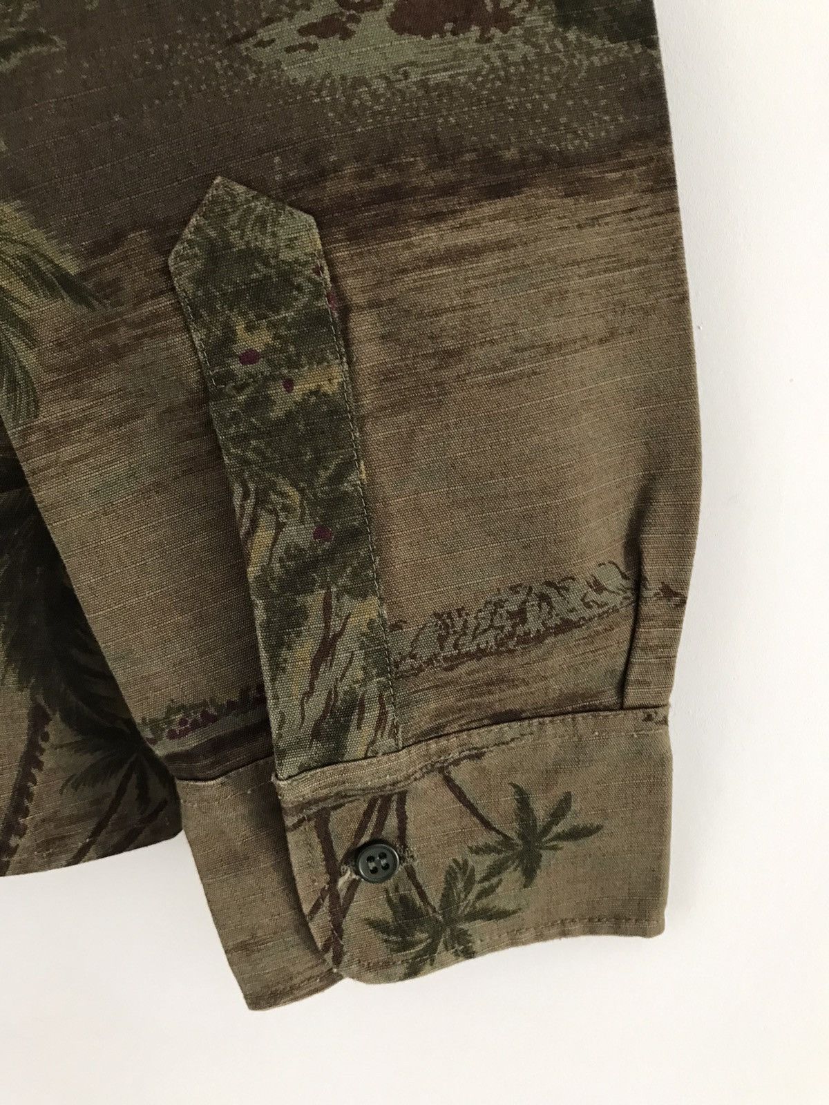 A.P.C. APC Over Printed Mountain Beach Motive Long Sleeve Shirt Size US S / EU 44-46 / 1 - 11 Thumbnail