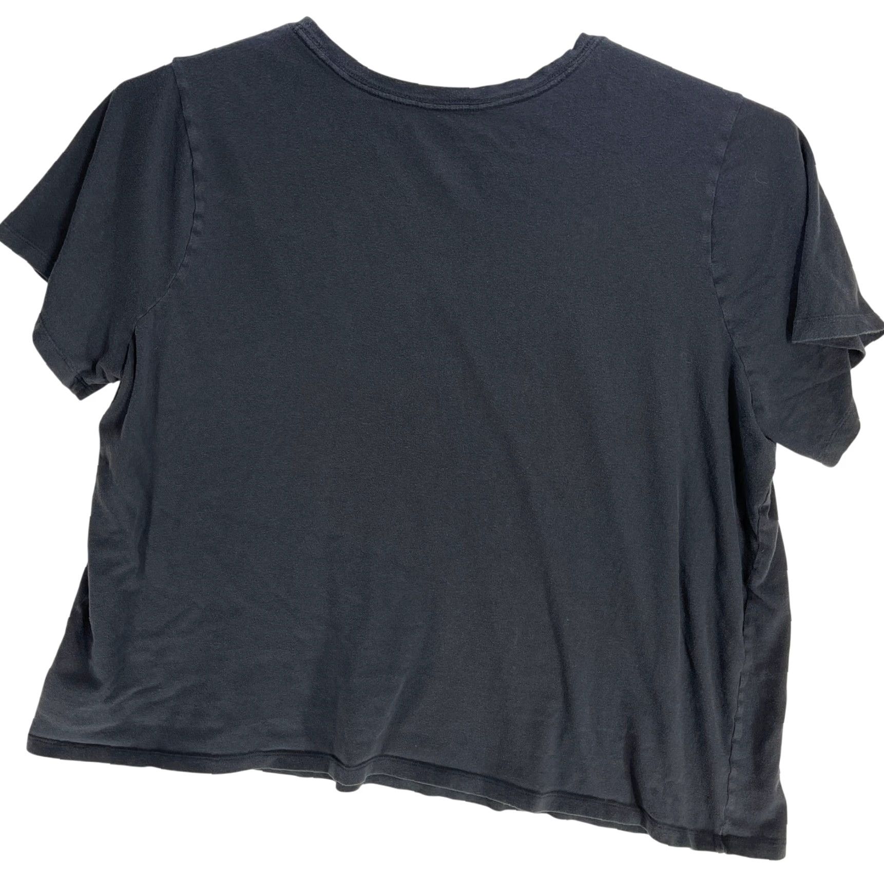 Vintage Ava & Viv Women Tee Shirt Top Plus 2X Gray 100% Cotton Short Sleeve Round Neck Casual Graphic Body Positive Shirts Womens Size XXL / US 16-18 / IT 52-54 - 3 Thumbnail