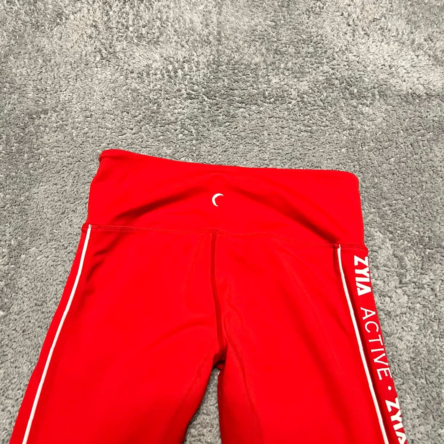 Vintage Zyia Active Leggings Womens 6 Regular Red Side Stripe Ankle Pants 6-8 Womens Retro? Size 28" / US 6 / IT 42 - 4 Thumbnail