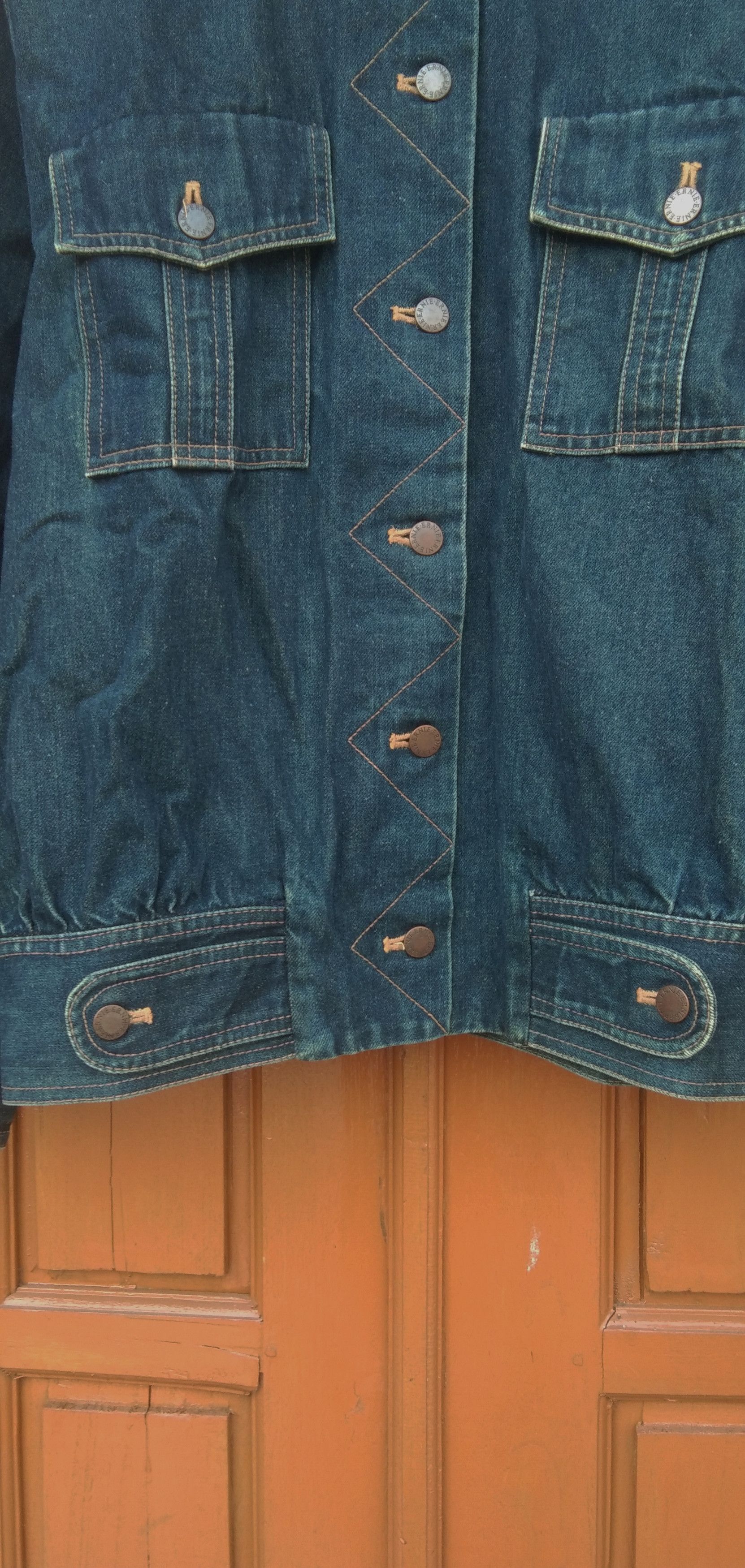 Norma Kamali Vtg Norma kamali denim indigo jacket Size M / US 6-8 / IT 42-44 - 3 Thumbnail