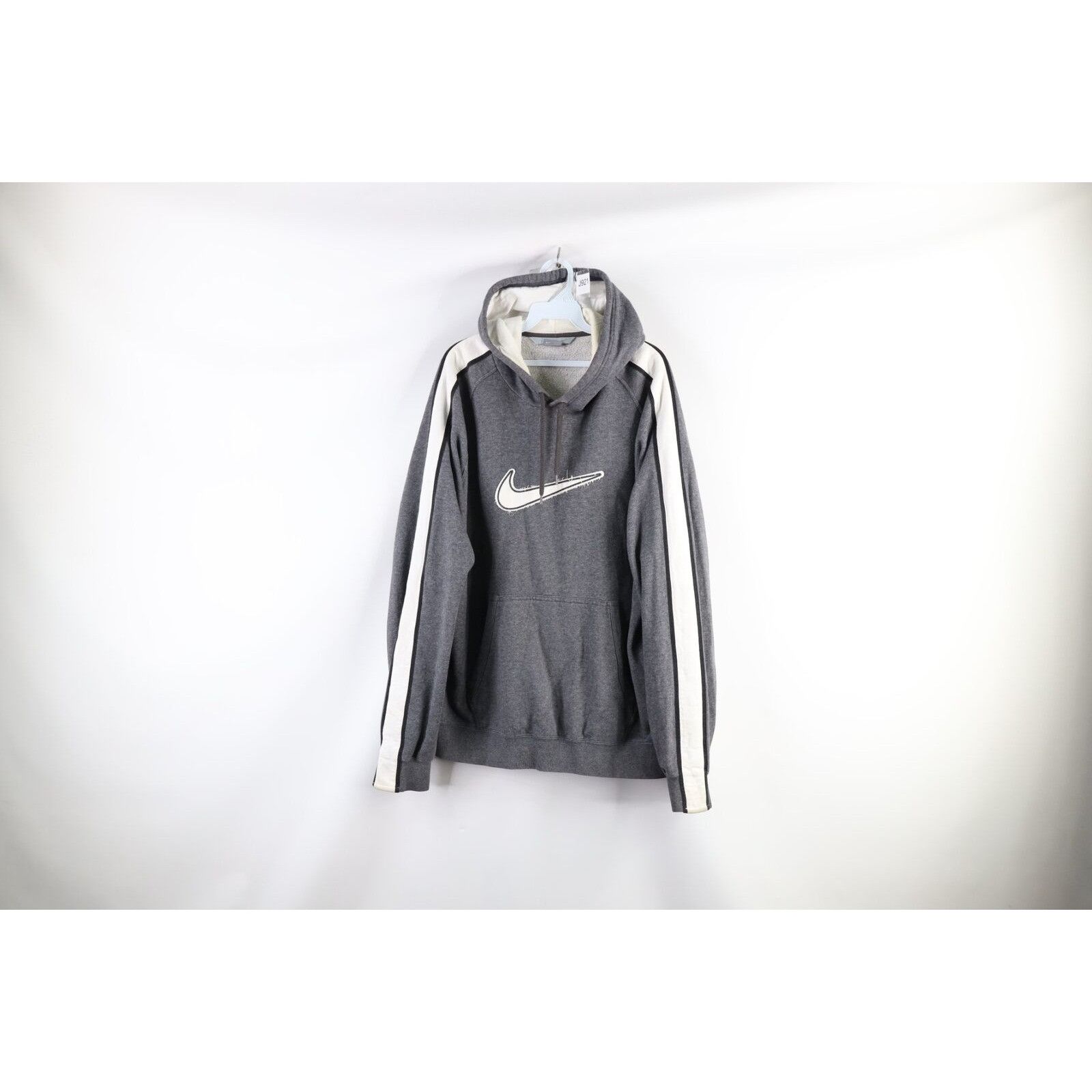 image of Nike Travis Scott Big Center Swoosh Hoodie in Grey, Men's (Size Large)