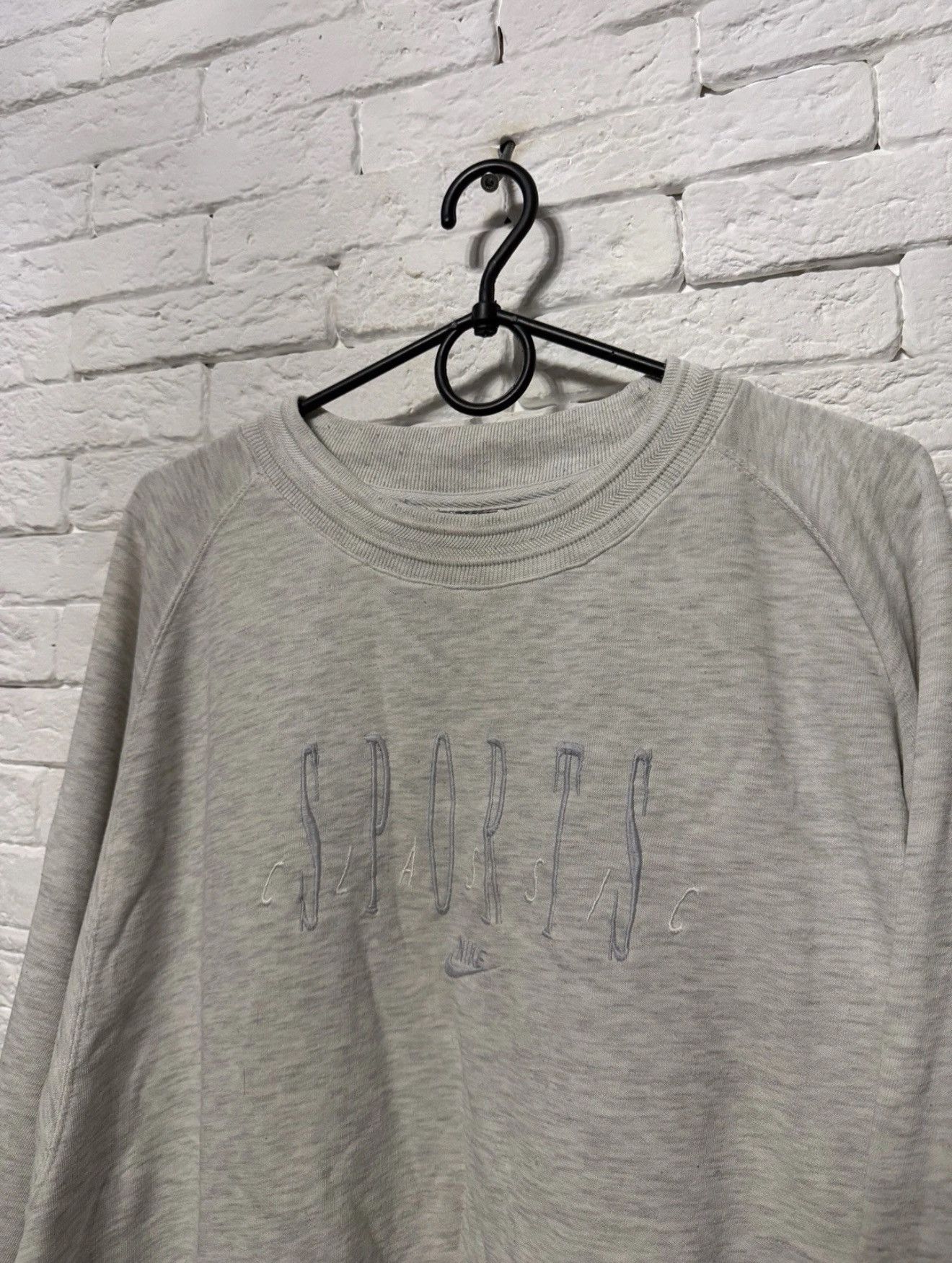 Nike Nike Vintage 80`s Rare Sweatshirt Sports Classic Oversized Size US XL / EU 56 / 4 - 2 Thumbnail
