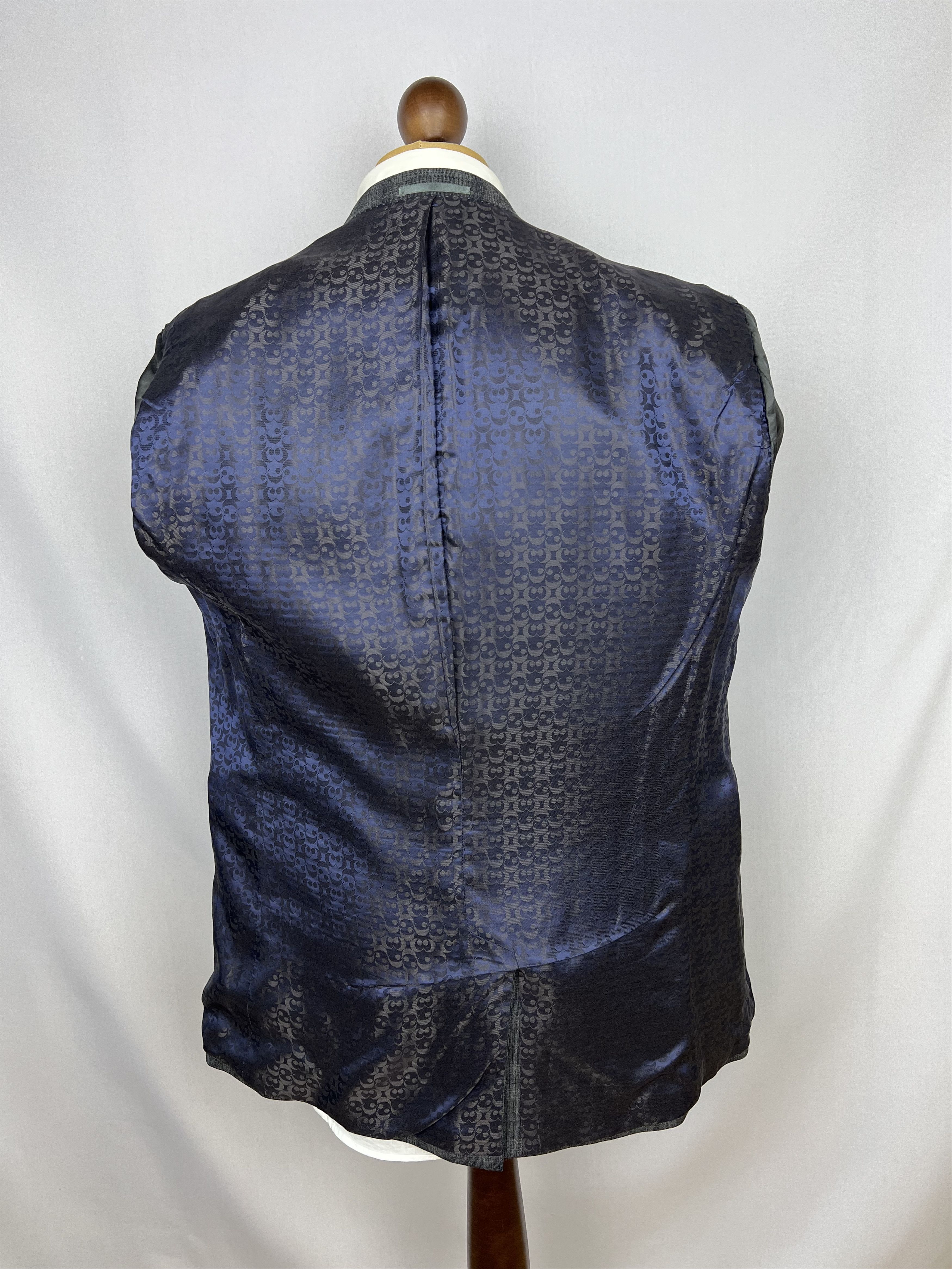 Italic CACHAREL x Zignone 100% Pure Wool Plaid Slim 2 Piece Suit Size 42R - 5 Thumbnail