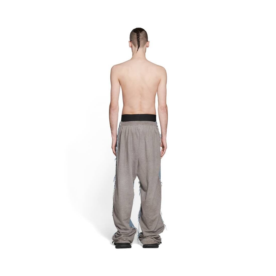 Balenciaga o1s1rm0825 Hybrid Baggy Pants in Blue Size US 32 / EU 48 - 4 Thumbnail