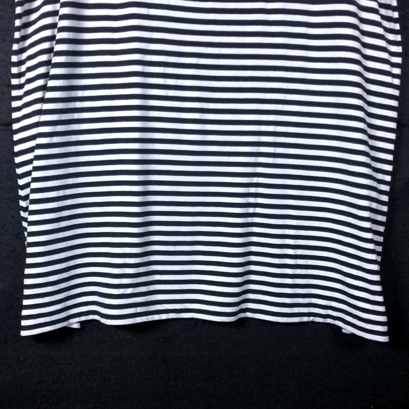 Vintage J Jill Women Blouse Striped Sleeveless Black White Wearever Collection PL Petite Casual Sleeveless Blouse Womens Size L / US 10 / IT 46 - 3 Thumbnail