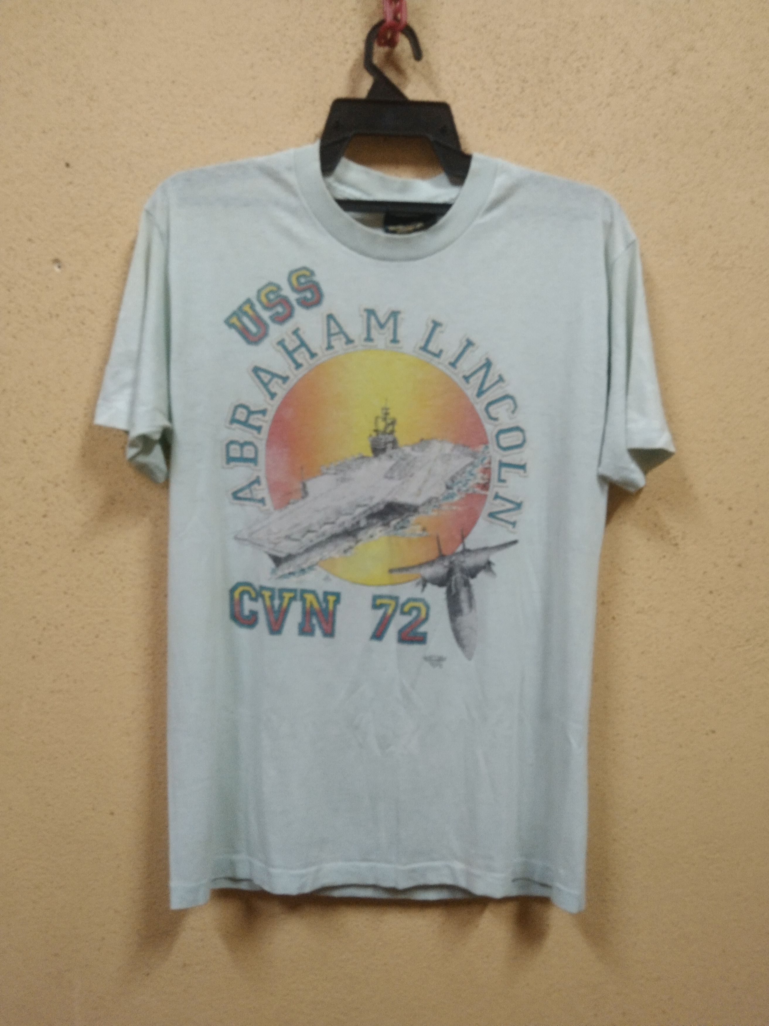 Vintage Vintage USS Abraham Lincoln CVN 72 Size US M / EU 48-50 / 2 - 1 Thumbnail