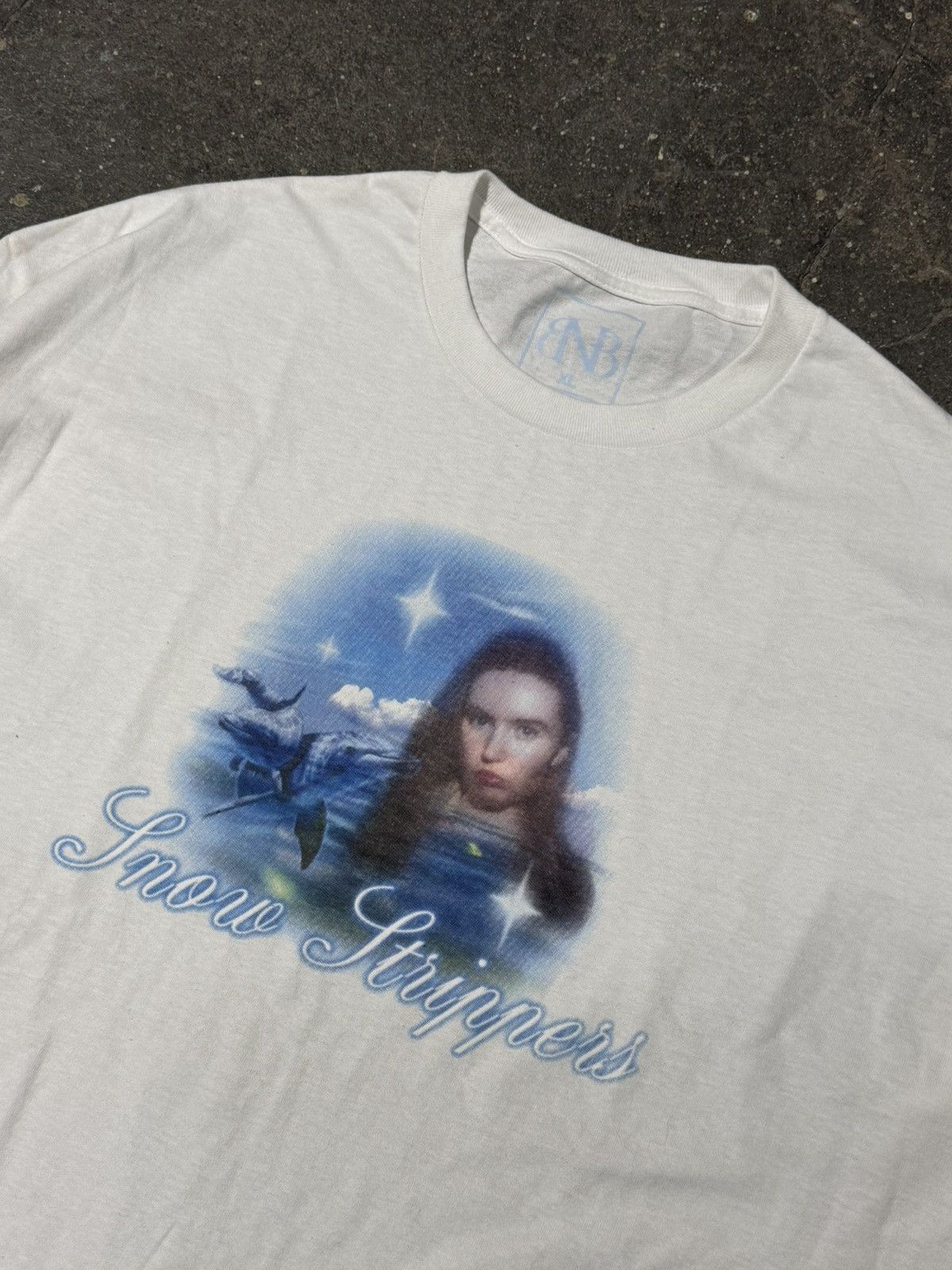 Drain Gang Snow Strippers Dolphin Tee Size US XL / EU 56 / 4 - 2 Thumbnail