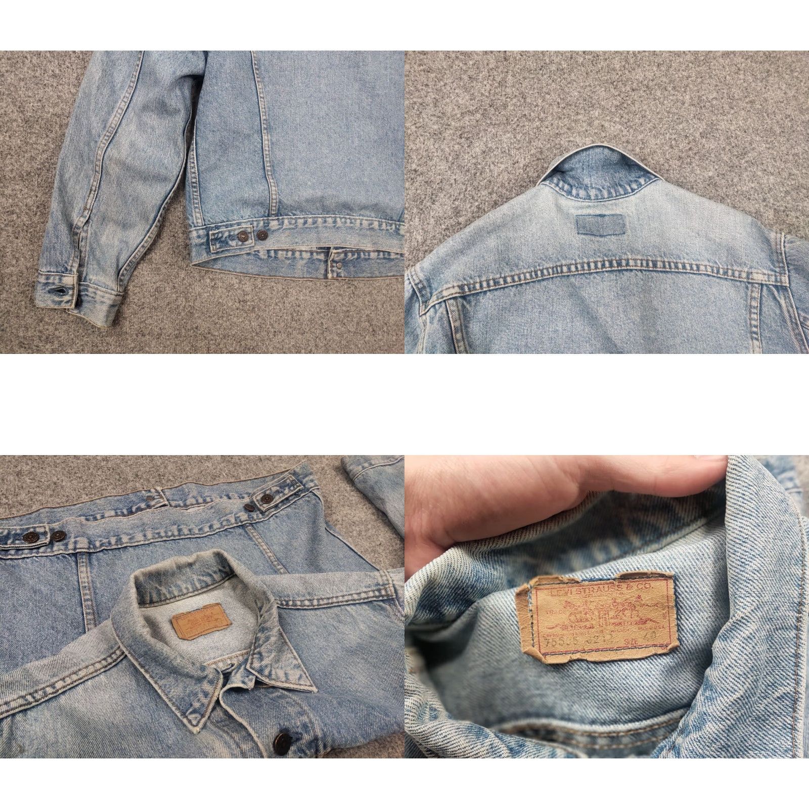 Levi's VINTAGE Levi's Trucker Jacket Denim Blue 70s USA Made 75505 0212 M Blue Denim Jacket Mens 70s USA Trucker 75505 0212 Size US M / EU 48-50 / 2 - 9 Thumbnail
