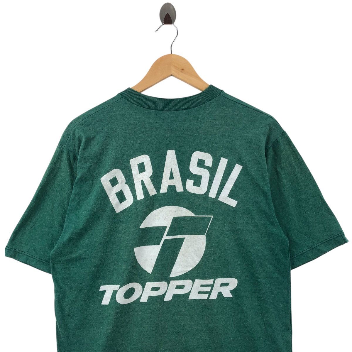 Topperz Vintage 70s CBF BRASIL TOPPER Brazil Samba Football T-Shirt Size US M / EU 48-50 / 2 - 4 Thumbnail