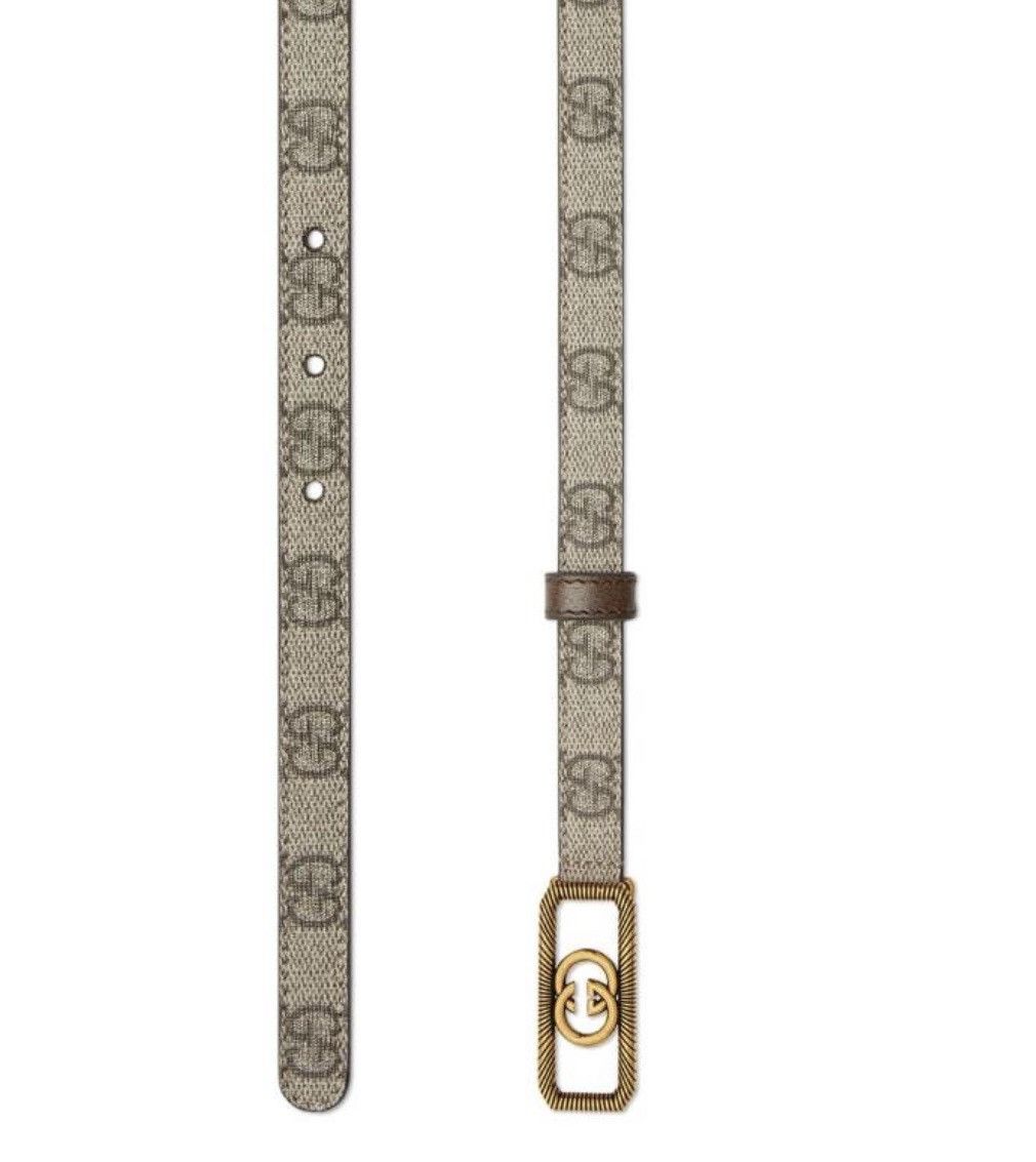 Gucci Gucci Interlocking G Buckle Thin Belt 751556 Size 100 Size ONE SIZE - 2 Thumbnail