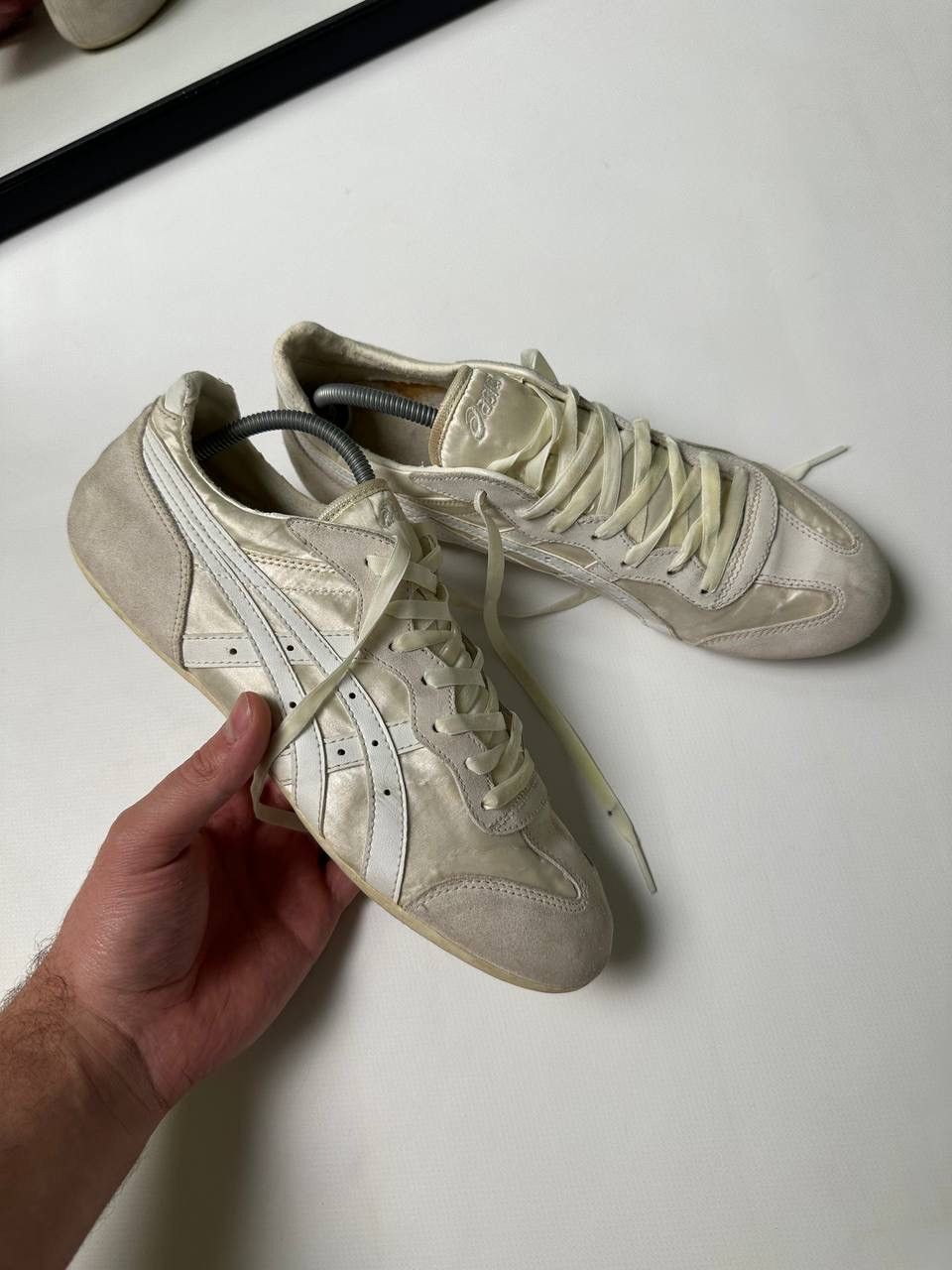 Onitsuka Tiger VNTG Japanese Suede Leather Asics Onitsuka Tiger Satin Silk Size US 7.5 / EU 40-41 - 2 Thumbnail
