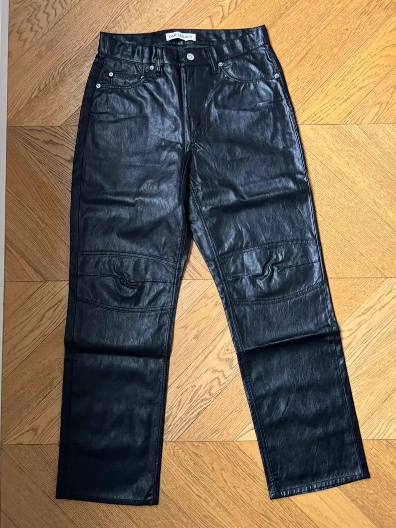 Our Legacy our legacy Imitation Leather Pants 2505-Nextarrow Size US 31 - 1 Thumbnail