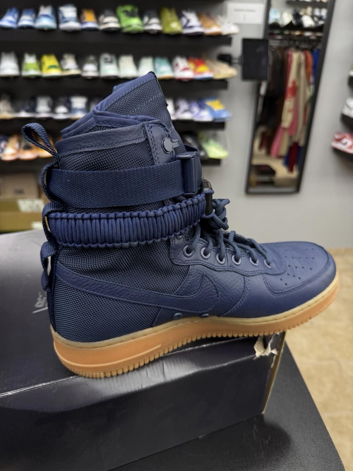 Nike Nike SF Air Force 1 High Men’s Size 10 Midnight Navy Blue Size US 10 / EU 43 - 6 Thumbnail