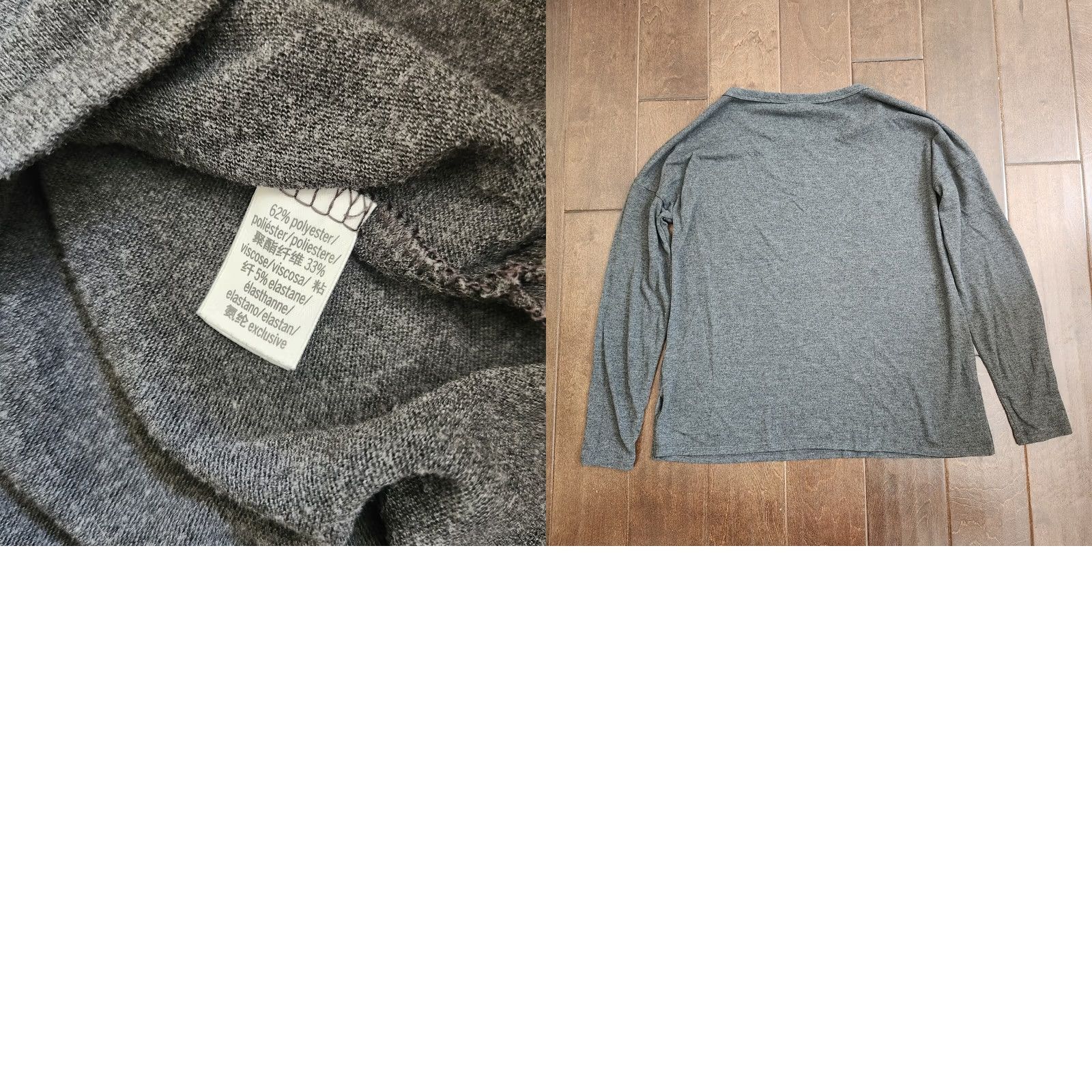 Victoria's Secret Victoria's Secret T-Shirt Women's Gray Heathered Long Sleeve Size S Size S / US 4 / IT 40 - 9 Thumbnail