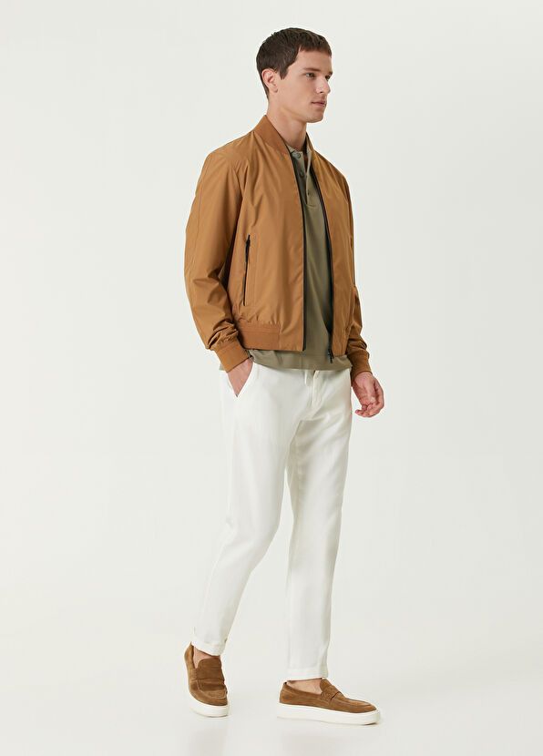 Ermenegildo Zegna o1s1rm0225 RUDT35A Bomber Jacket in Brown Size US M / EU 48-50 / 2 - 2 Thumbnail