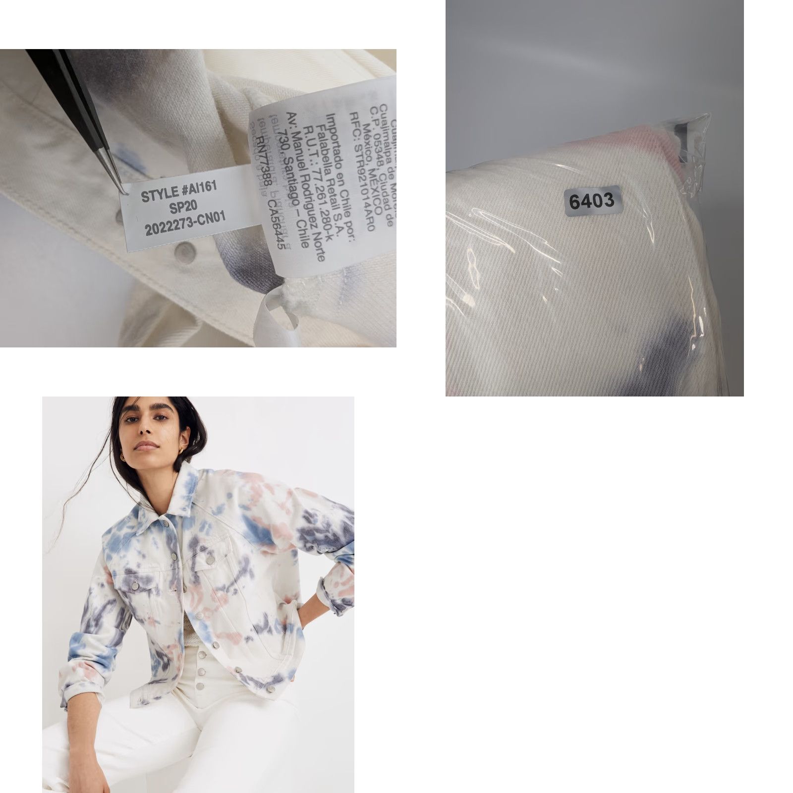 Madewell VINTAGE Madewell The Raglan Oversized Jean Jacket Sunrise Tiedye Edition Medium AI161 Size 32" / US 10 / IT 46 - 9 Thumbnail