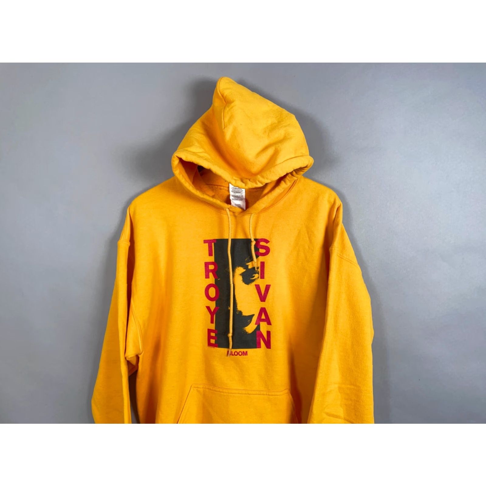 Gildan Troye Sivan Bloom Hoodie Adult Large Gold Yellow Sweatshirt Drawstring 2018 Size US L / EU 52-54 / 3 - 3 Thumbnail