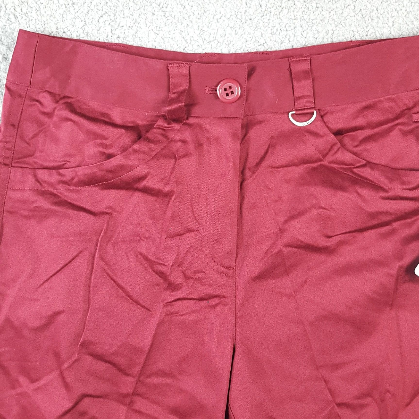 Vintage VINTAGE LIJA High Waist Chino Golf Shorts Women's Size 6 Red Athletic Preppy 90s Size 28" / US 6 / IT 42 - 2 Thumbnail
