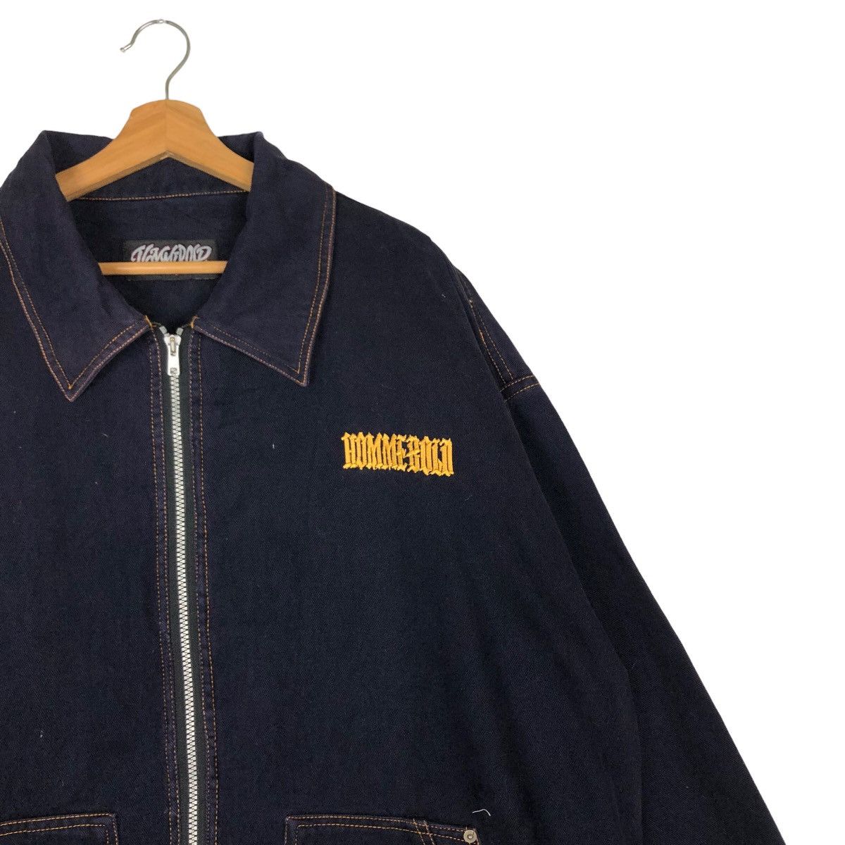 Hysteric Glamour 🔥Oversized Jacket Chore Homme Bold Japan Big Logo Size US L / EU 52-54 / 3 - 6 Thumbnail