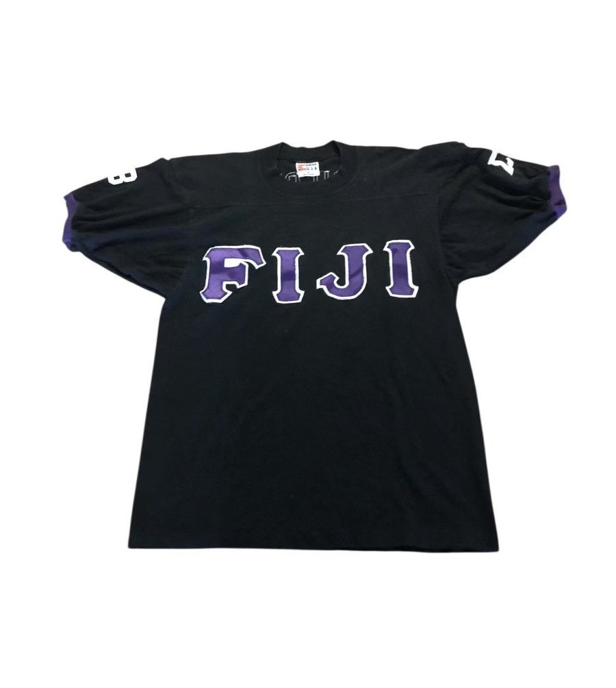 Vintage Vintage 90s Fiji Fraternity T Shirt S/M Size US M / EU 48-50 / 2 - 1 Thumbnail