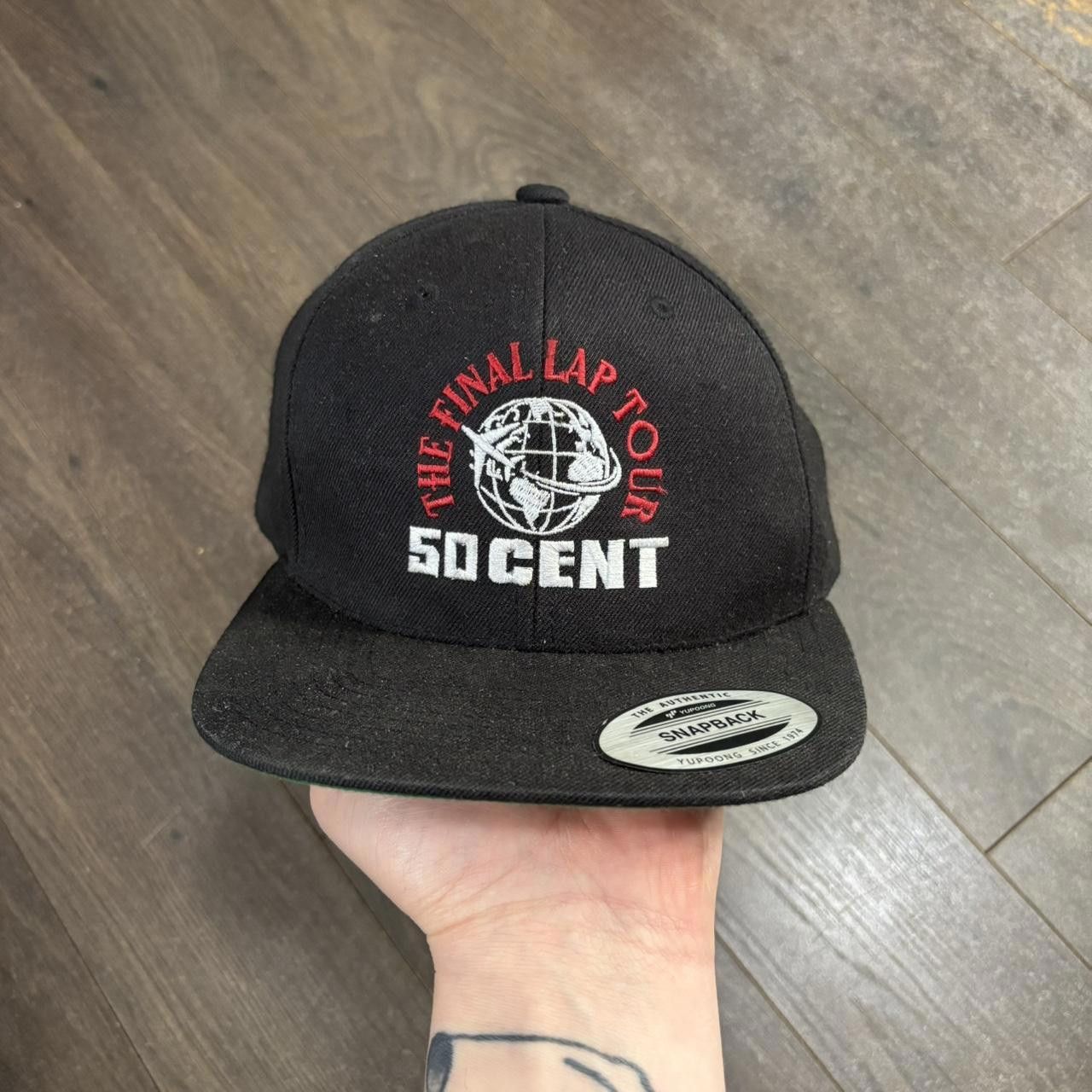 Designer Vintage 50 cent the final lap tour SnapBack hat Size ONE SIZE - 1 Thumbnail