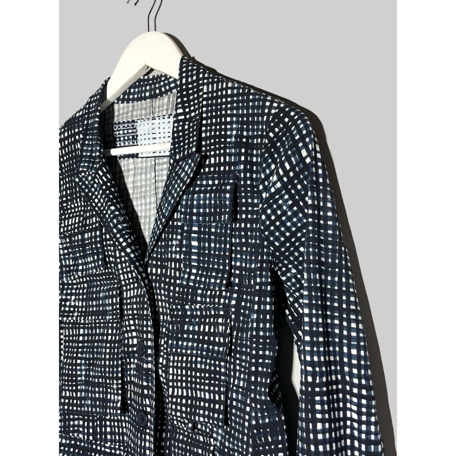 Vintage Rundholz Blazer Women XS Black Button Pockets Multi Pocket Jacket Slim Regular Vintage No Size XS / US 0-2 / IT 36-38 - 7 Thumbnail