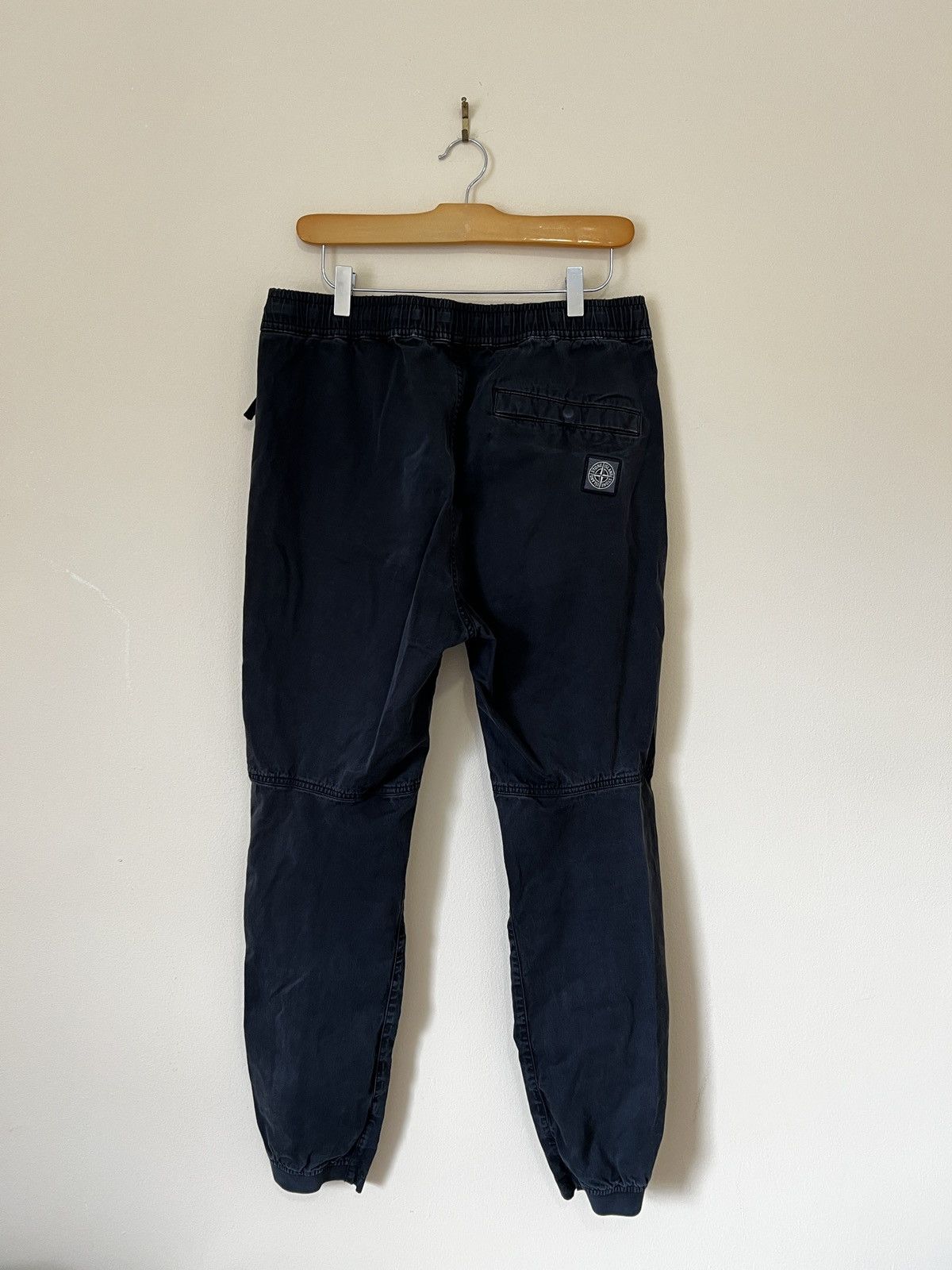 Stone Island Stone Island Cotton Blend Sweatpants Black 791530914 Size US 31 - 9 Thumbnail
