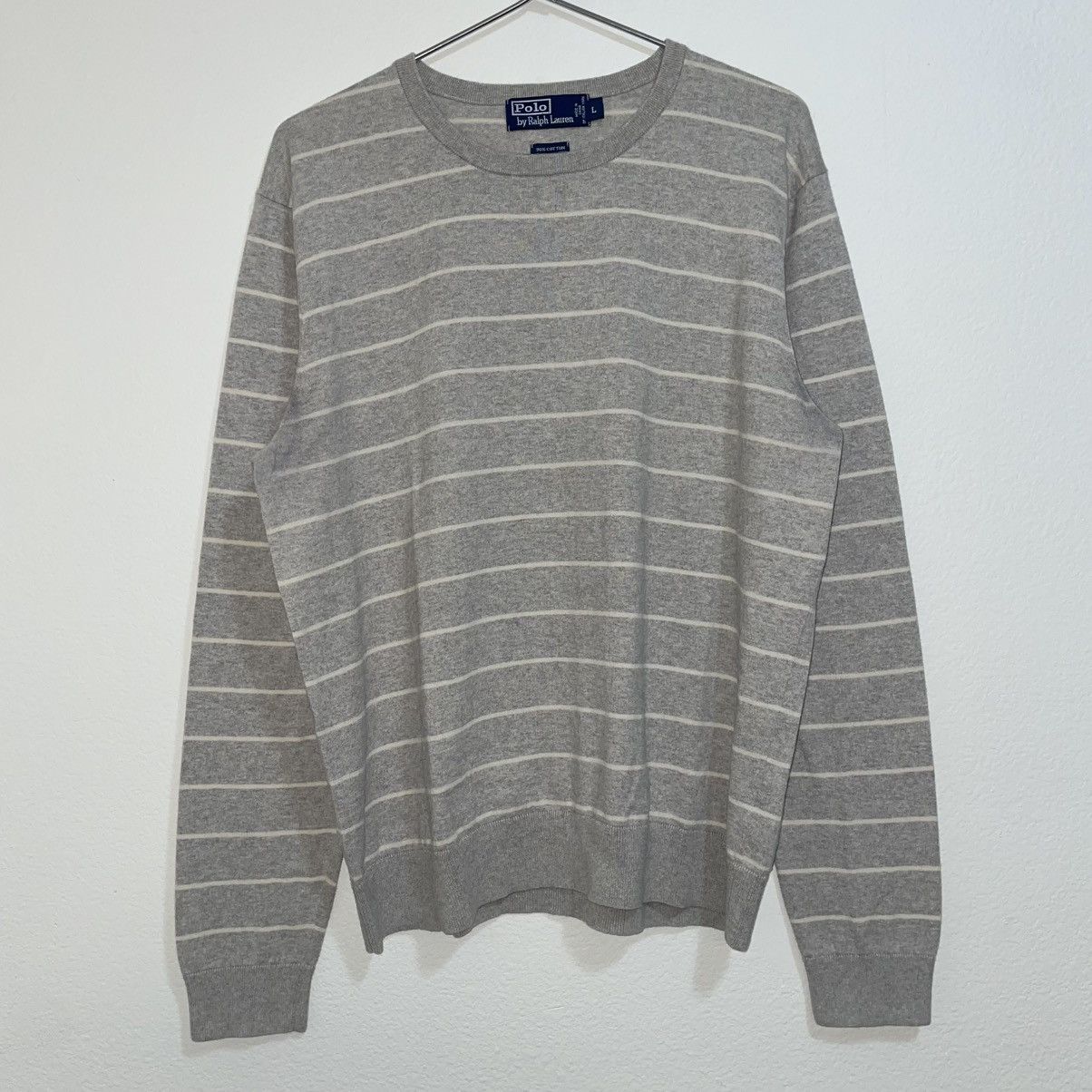 Polo Ralph Lauren × Vintage Polo Ralph Lauren Cashmere Cotton Blend Sweater Size US L / EU 52-54 / 3 - 1 Thumbnail