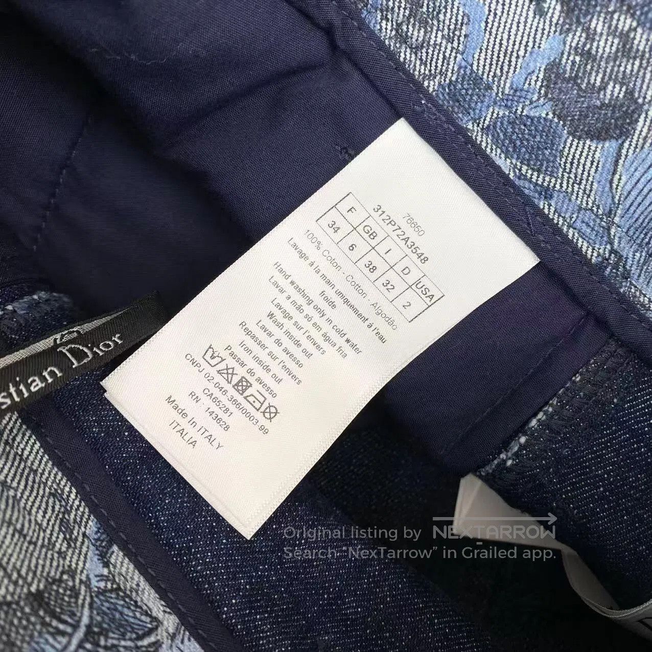 Dior Dior Alice in Wonderland printed shorts| Size 42" / US 20 - 5 Thumbnail