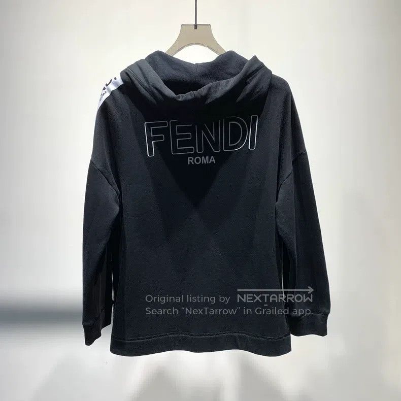 Fendi Fendi Logo Letter Printed Hooded Jacket Size M / US 6-8 / IT 42-44 - 2 Thumbnail