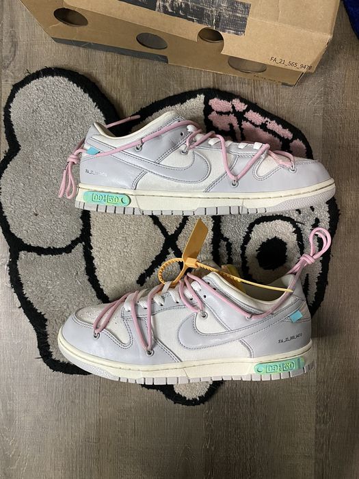 dunk low off white lot 11