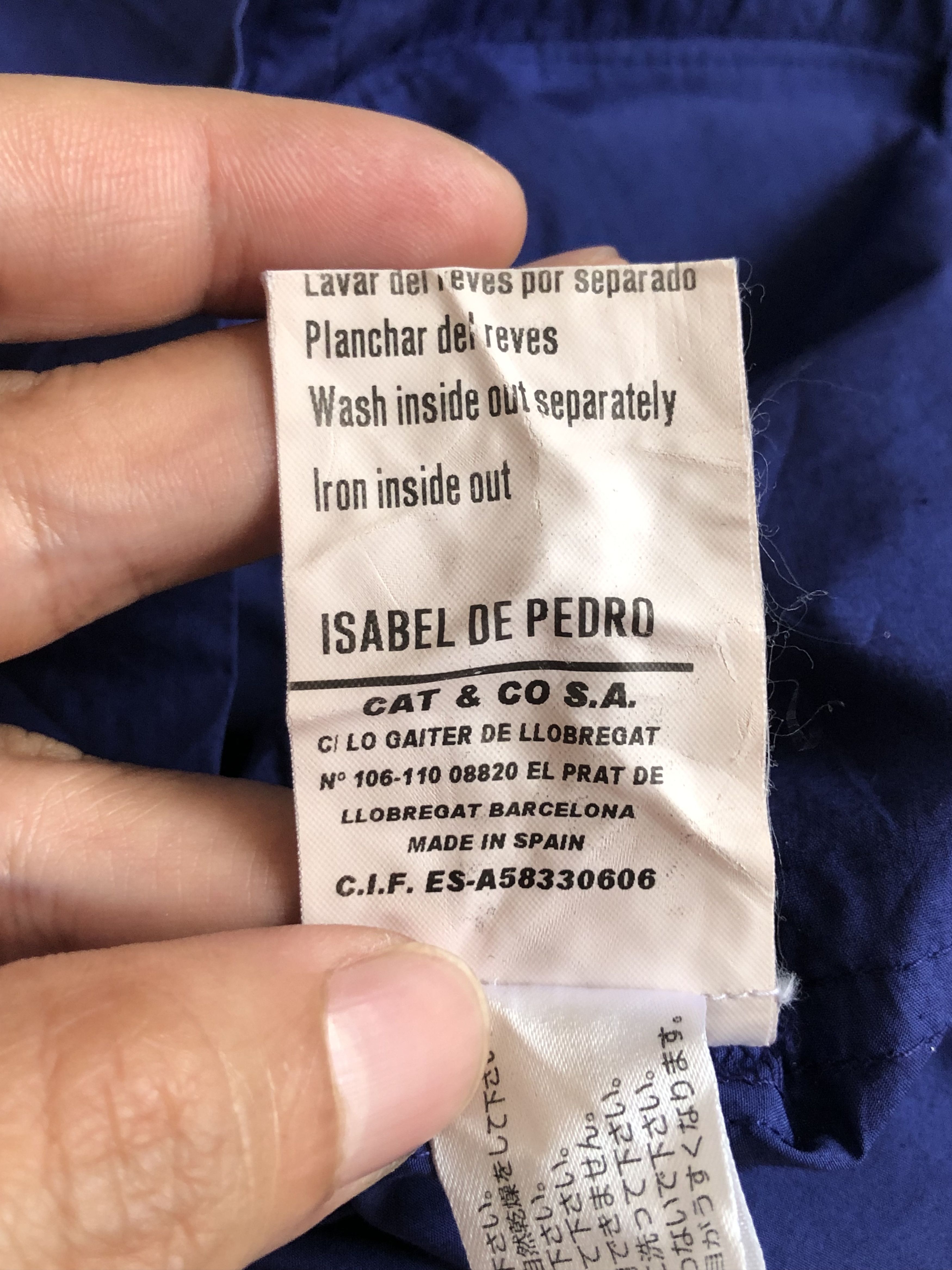 Designer ISABEL DE PEDRO JACKET MADE IN SPAIN Size XXS / US 00 / IT 34 - 9 Thumbnail