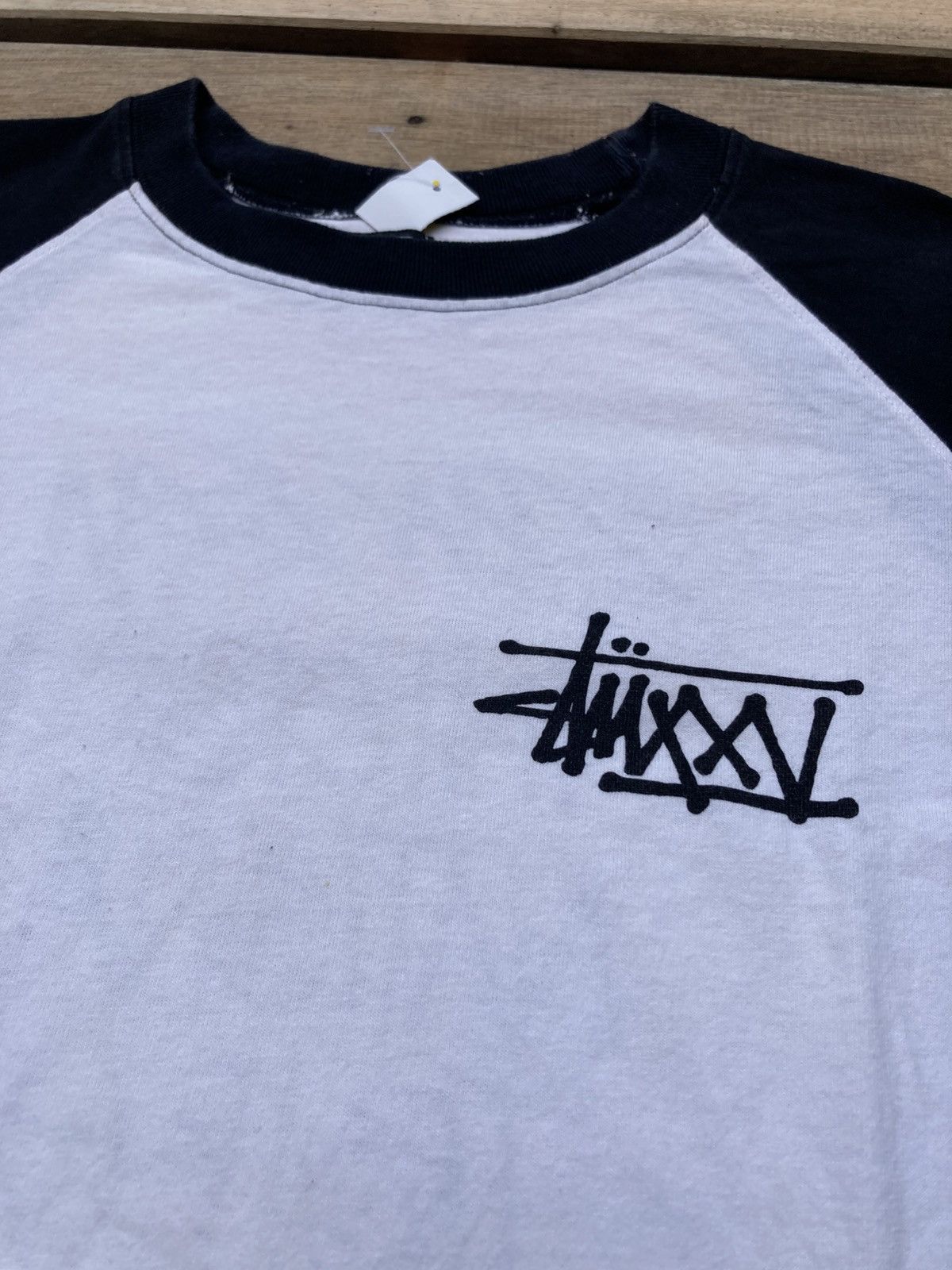 Stussy Vintage Stussy Baseball Tee Raglan Backhit Shirt Size US L / EU 52-54 / 3 - 6 Thumbnail