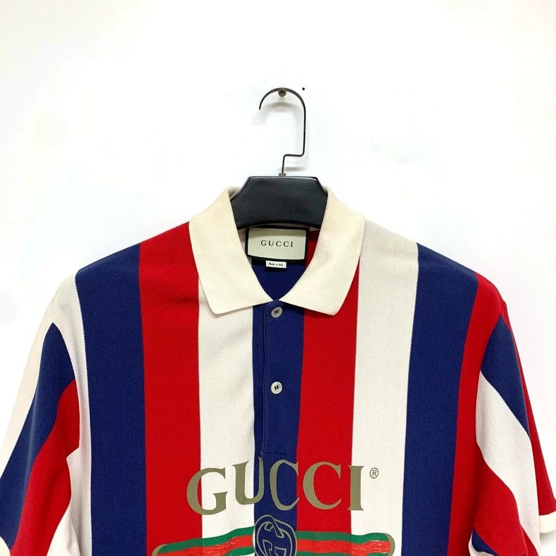 Gucci GucciStriped polo shirt 2503-Nextarrow Size US M / EU 48-50 / 2 - 5 Thumbnail