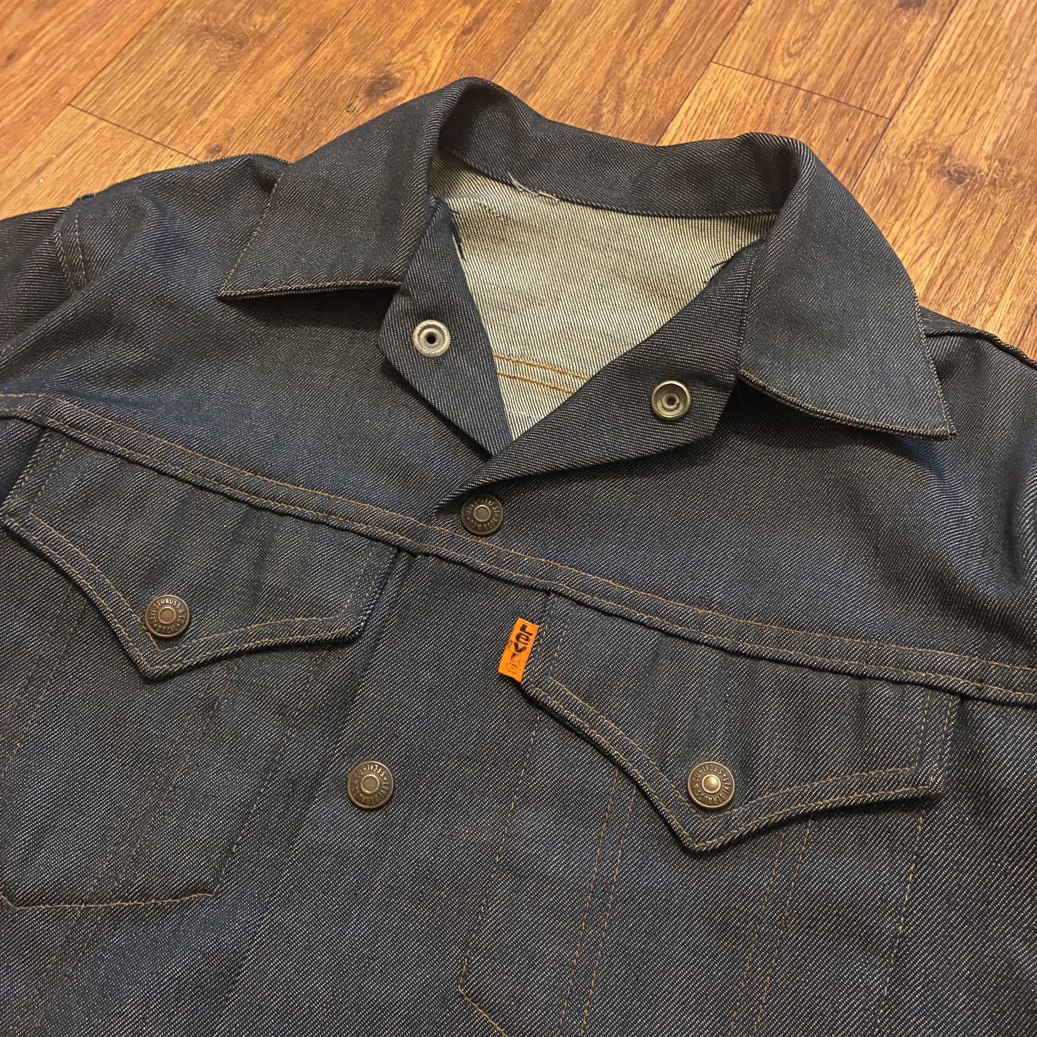 Levi's Vintage Clothing Vintage 70s Levi's Orange Tab Patched Denim Jacket Size S / US 4 / IT 40 - 3 Thumbnail