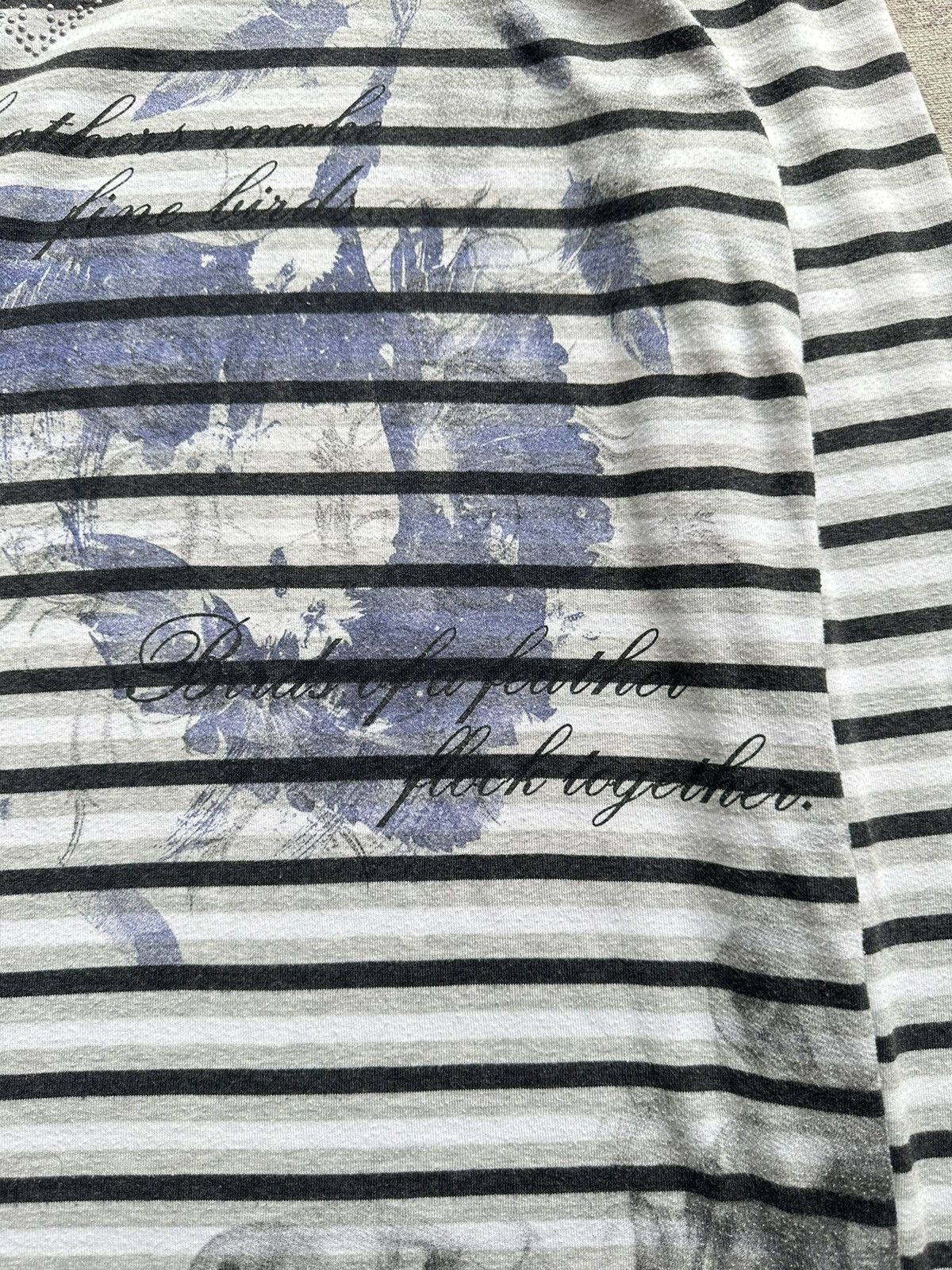 semanticdesign FW15 Semanticdesign poem striped tee long sleeve Size US M / EU 48-50 / 2 - 5 Thumbnail