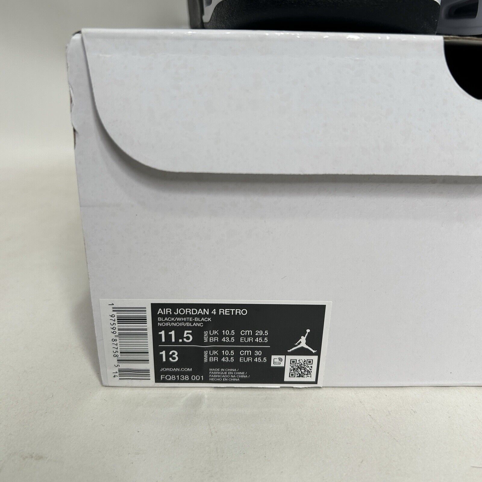 Jordan Brand Nike Air Jordan 4 Retro “White Thunder” 2024 Size US 11.5 / EU 44-45 - 5 Thumbnail