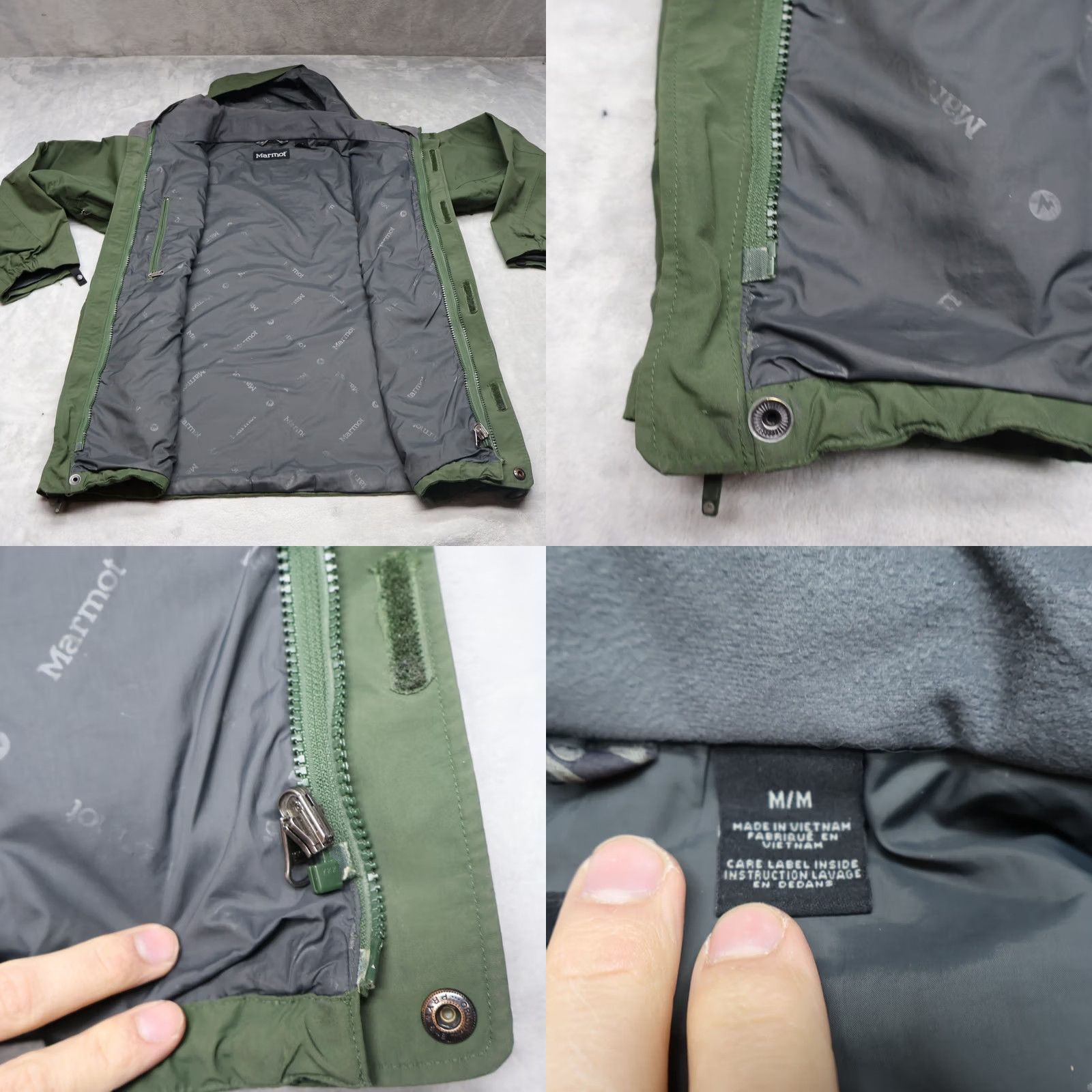 Marmot Marmot Jacket Men Medium Green 3in1 Component Full Zip Waterproof Shell Ramble Size US M / EU 48-50 / 2 - 8 Thumbnail