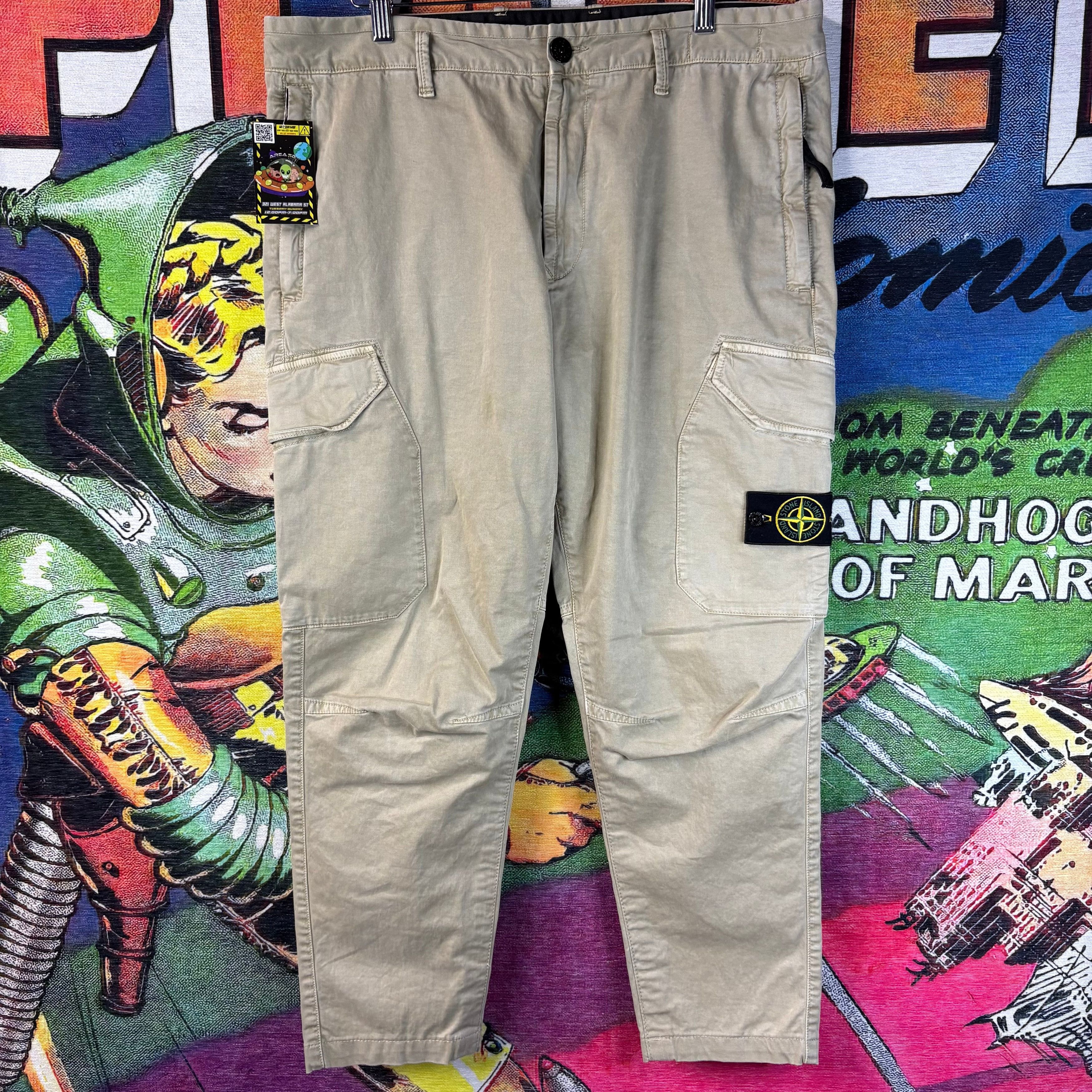 Stone Island Stone Island Regular Fit Cargo Pants Size 34" Size US 34 / EU 50 - 1 Thumbnail