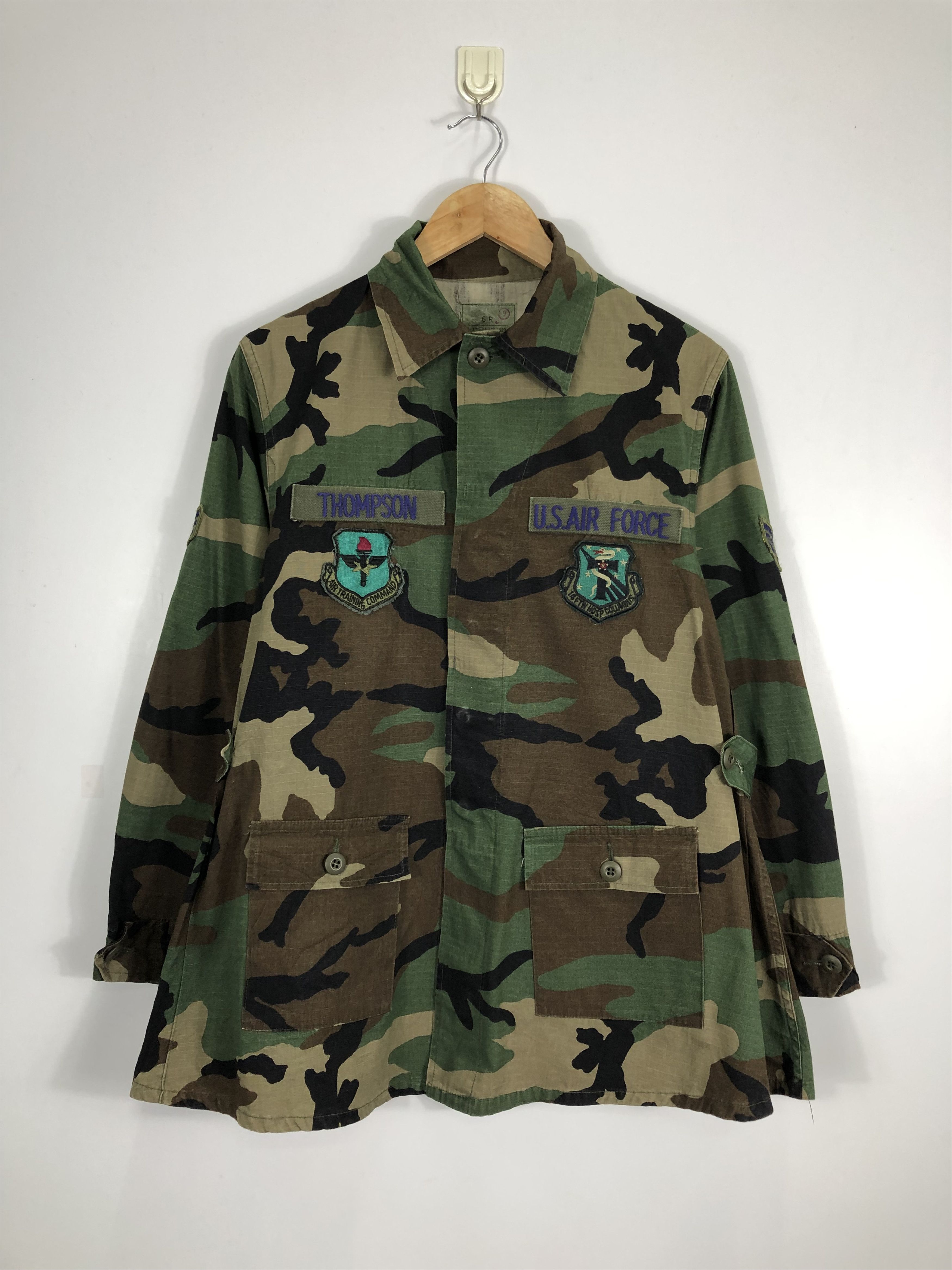Vintage Vintage Us Air Force Camo Denim Jacket J0664 Size US M / EU 48-50 / 2 - 1 Thumbnail