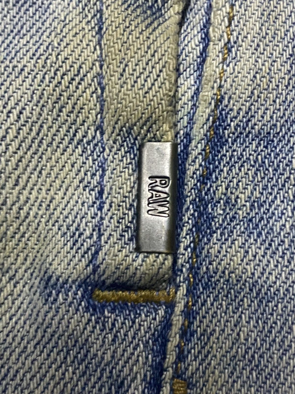 Raw State G Star Raw Multi Pocket Dirty Distressed Skinny Jeans Size US 31 - 12 Thumbnail