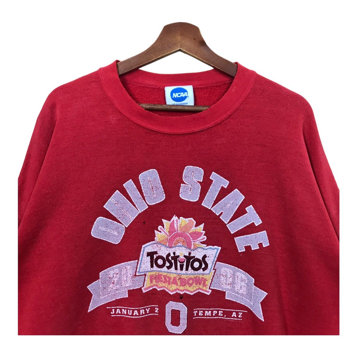 NCAA × Vintage Vintage NCAA Ohio State Sweatshirt Big Logo Size US XXL / EU 58 / 5 - 2 Thumbnail