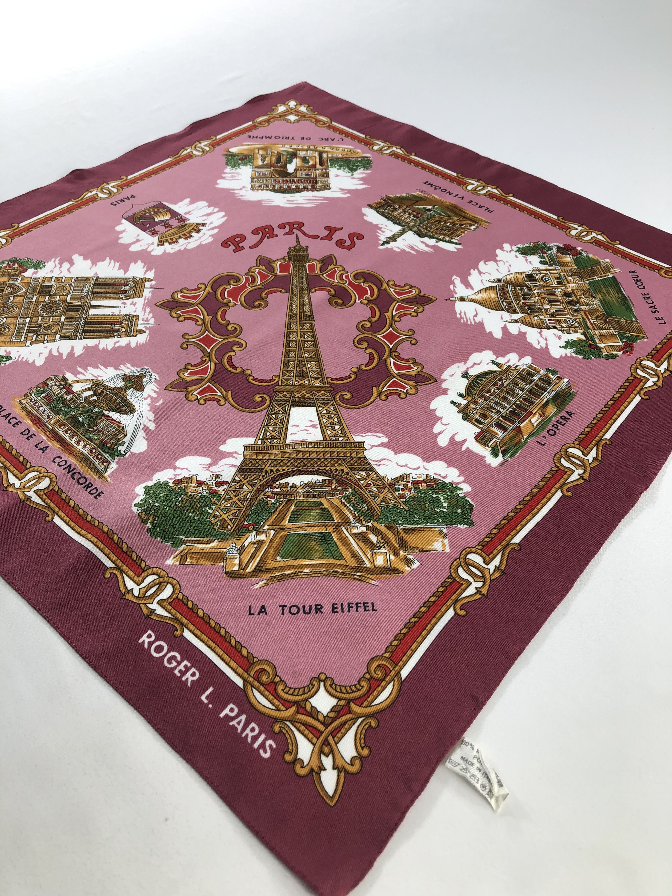 Designer Roger L. Paris Handkerchief / Bandana / Neckerchief Size ONE SIZE - 3 Thumbnail