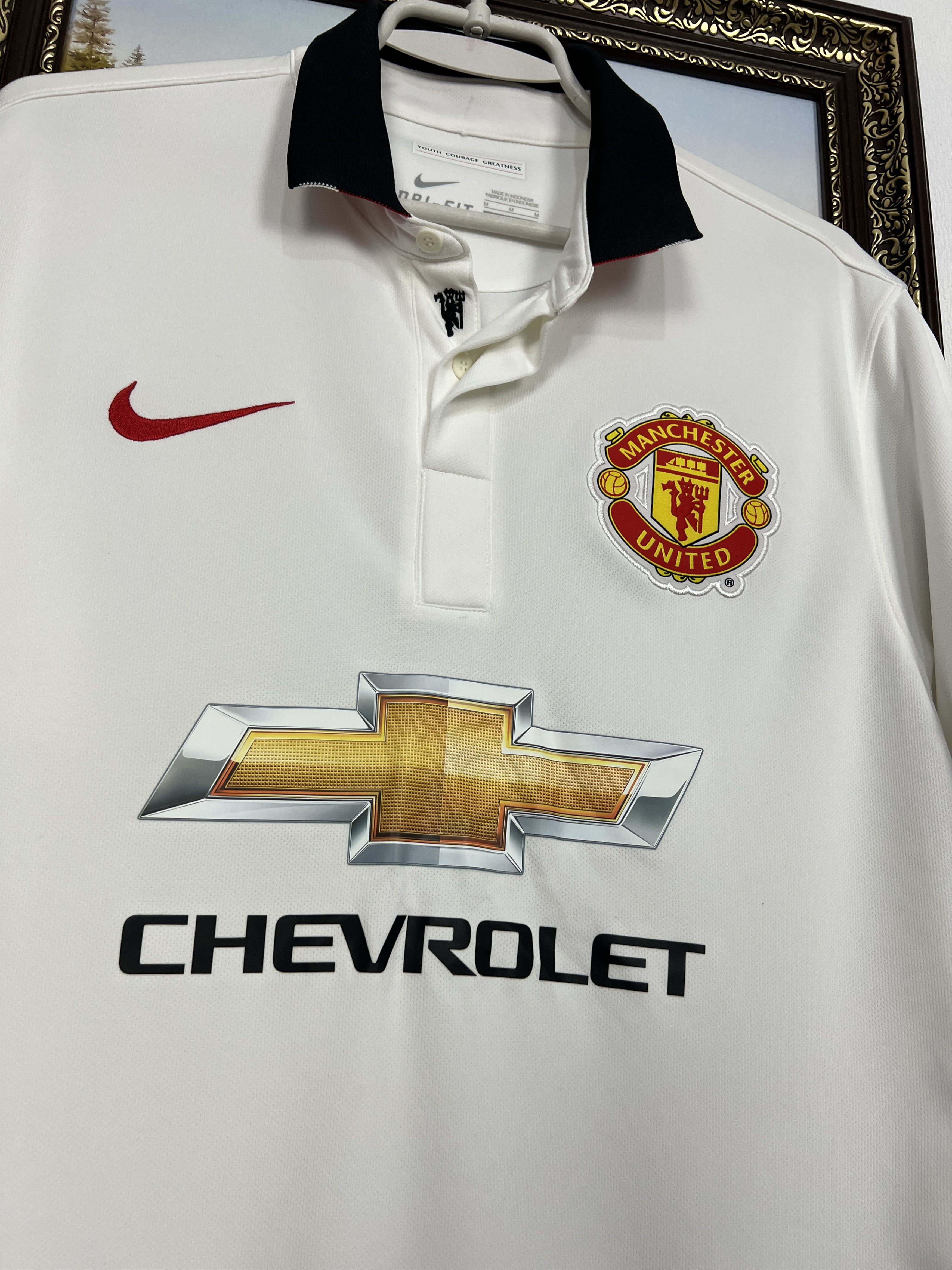 Nike Manchester United football shirt 2014 Soccer Jersey Trikot Size US M / EU 48-50 / 2 - 3 Thumbnail