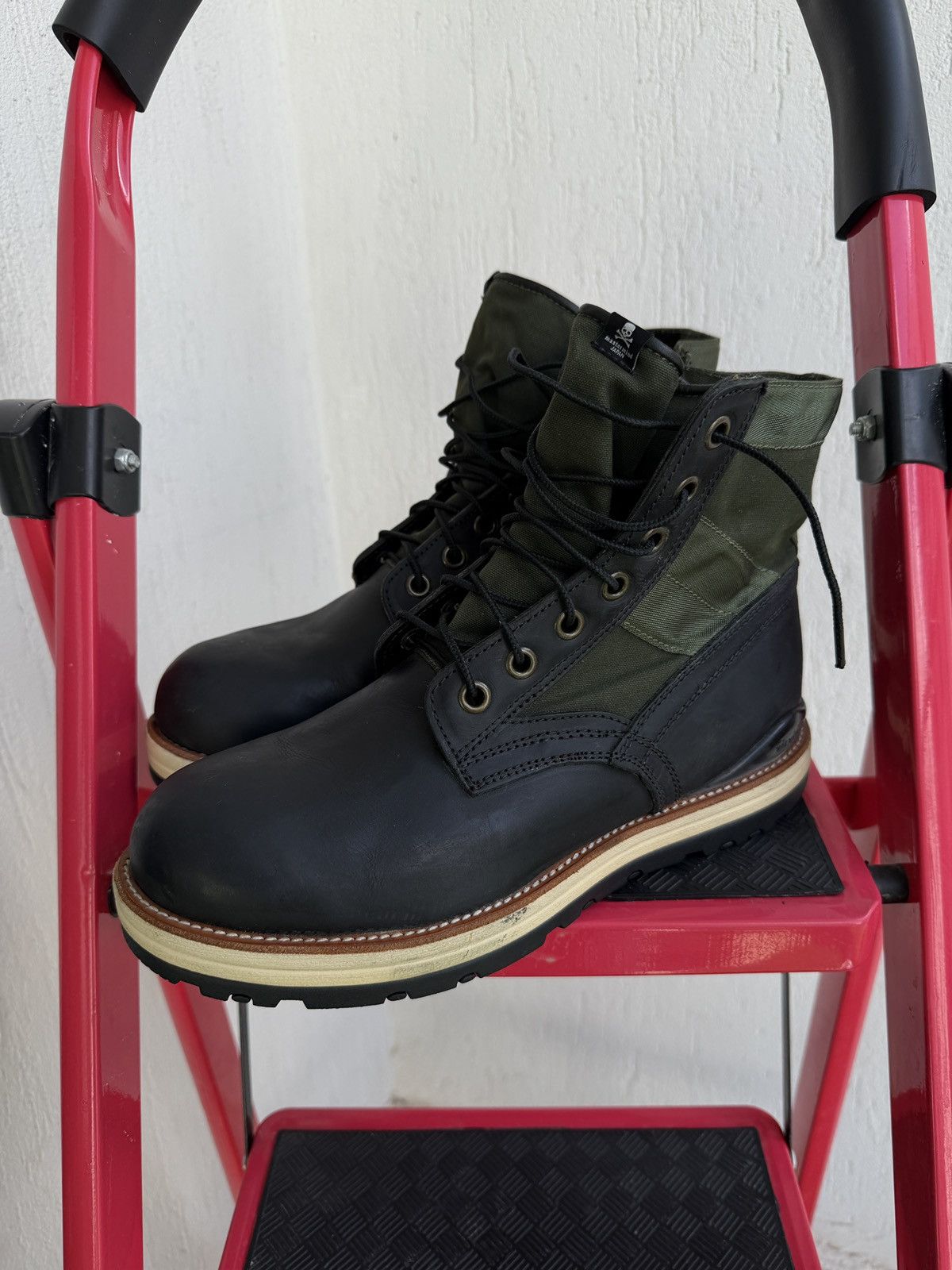 Visvim Khaki (olive) 7Holes 73’folk boot Size US 10 / EU 43 - 3 Thumbnail