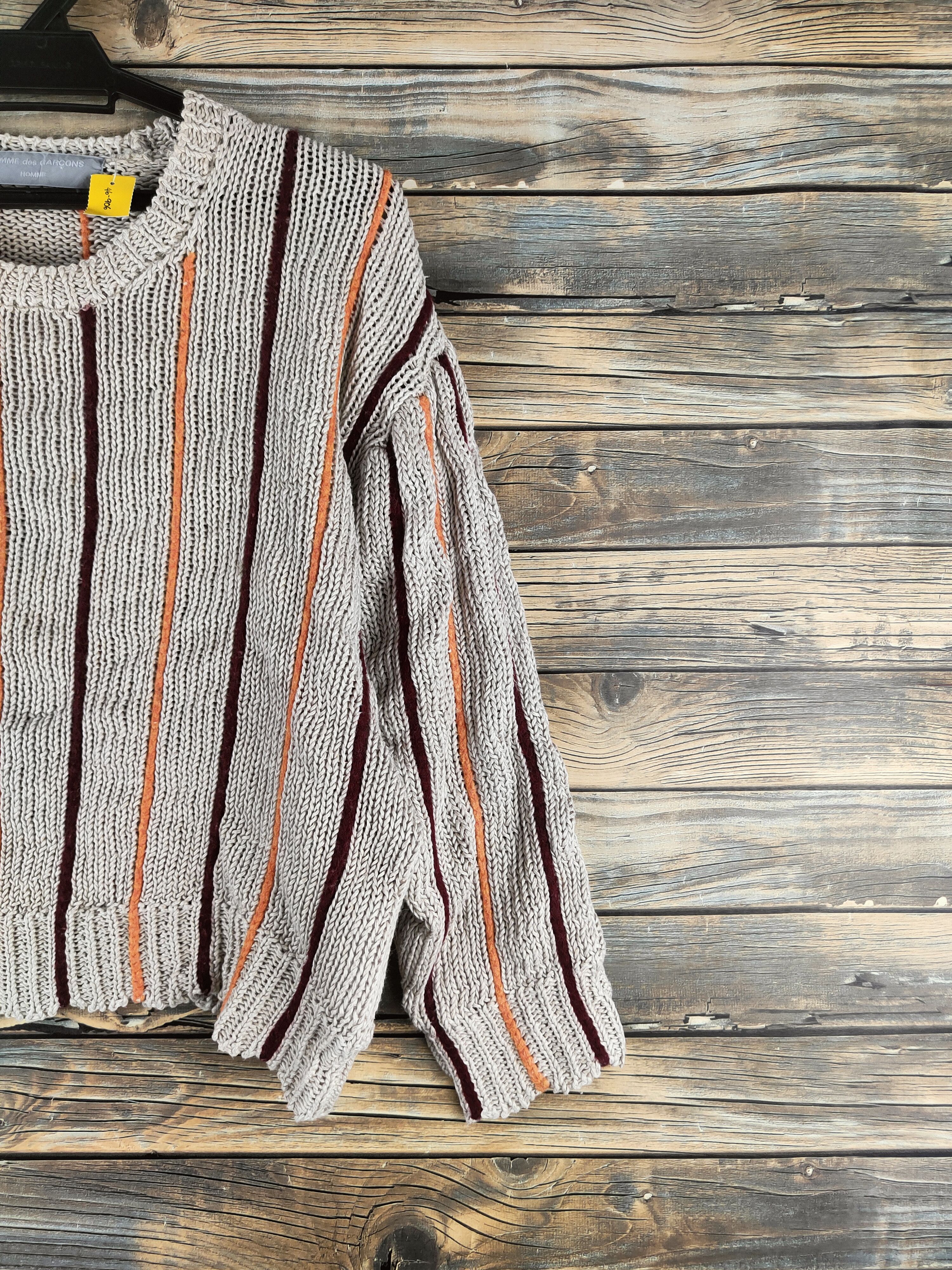 Comme des Garcons DL Comme des Garcons Beige Knitwear Sweatshirts #46-906 Size US L / EU 52-54 / 3 - 5 Thumbnail