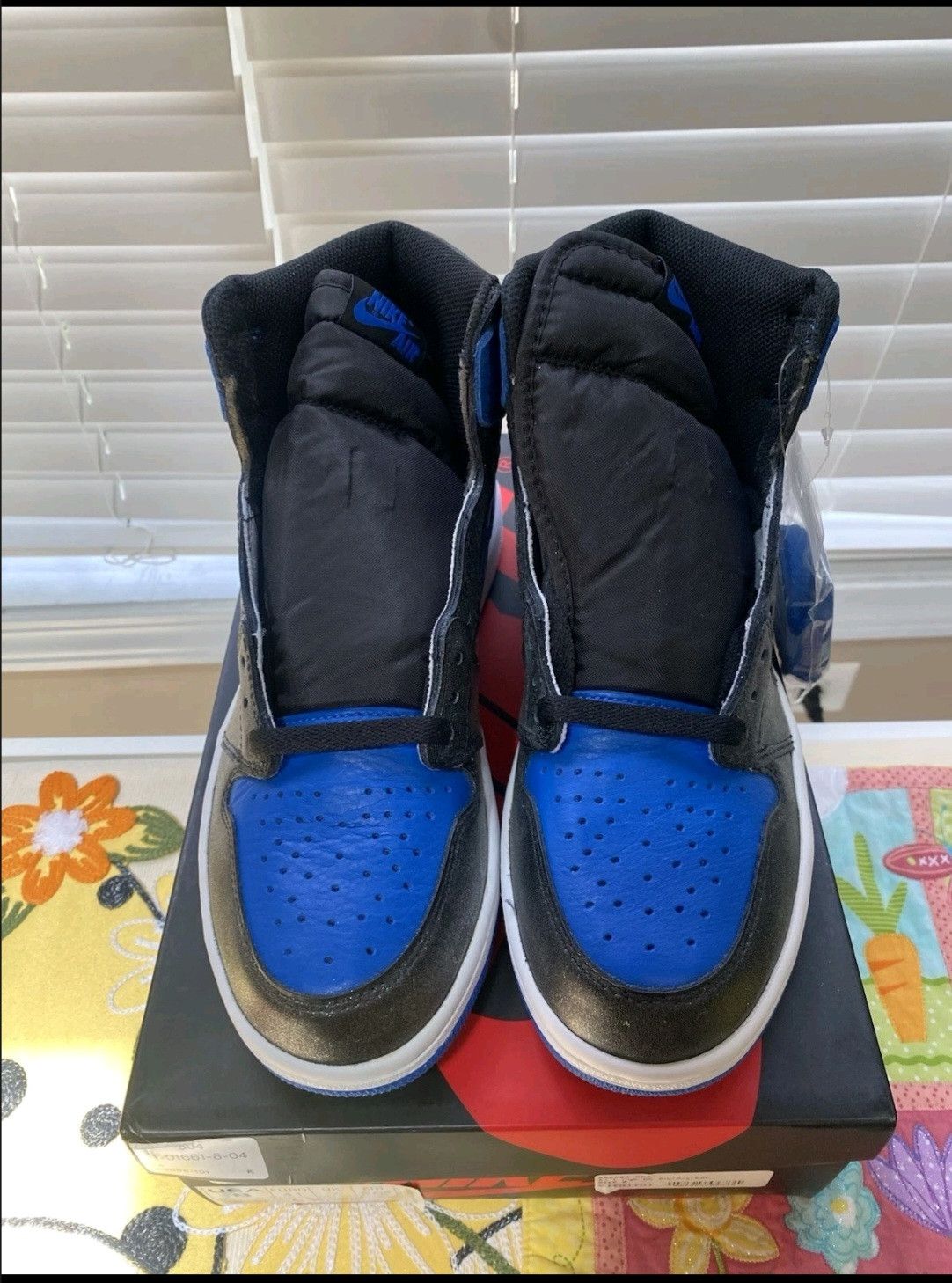 Jordan Brand Jordan 1 Retro High OG Royal 2017 Size 8 DS OG Box Size US 8 / EU 41 - 2 Thumbnail